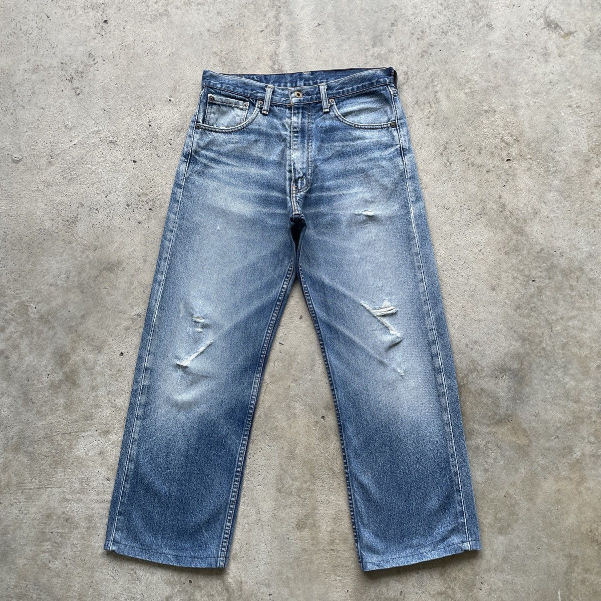 Levi's Vintage Clothing Lot 503 Levi’s Vintage Faded Jeans Denim Distressed Pants Size US 31 - 1 Thumbnail