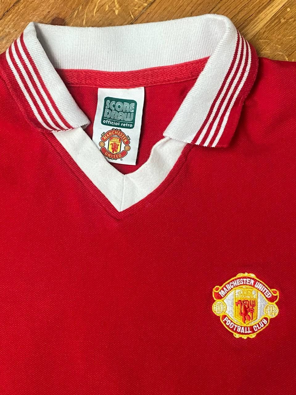 Other Score Draw Manchester United FC soccer jersey tee Size US M / EU 48-50 / 2 - 3 Thumbnail