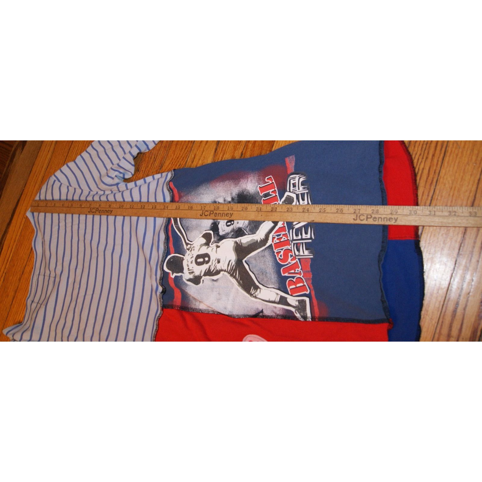 Handmade Chicago Cubs Boho Womens L Long Sleeve Shirt Dress Handmade Size L / US 10 / IT 46 - 10 Thumbnail