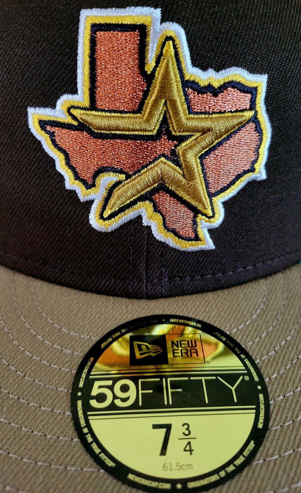 New Era *Firm* 7 3/4 Myfitteds Exclusive Houston Astros Fitted Hat Size ONE SIZE - 2 Thumbnail