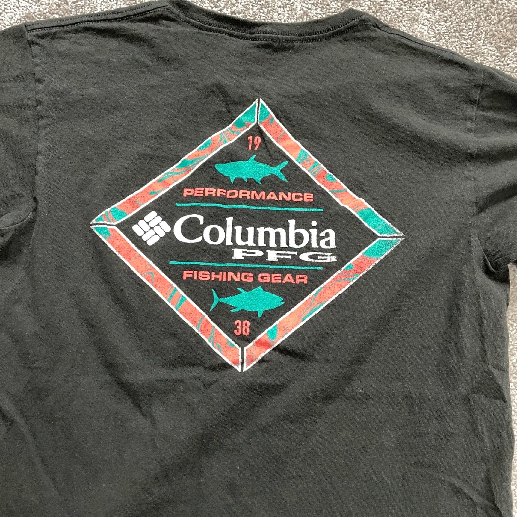 Vintage VINTAGE Columbia Women's T-Shirt Small Black Casual Short Sleeve Graphic Cotton 90s Size S / US 4 / IT 40 - 3 Thumbnail