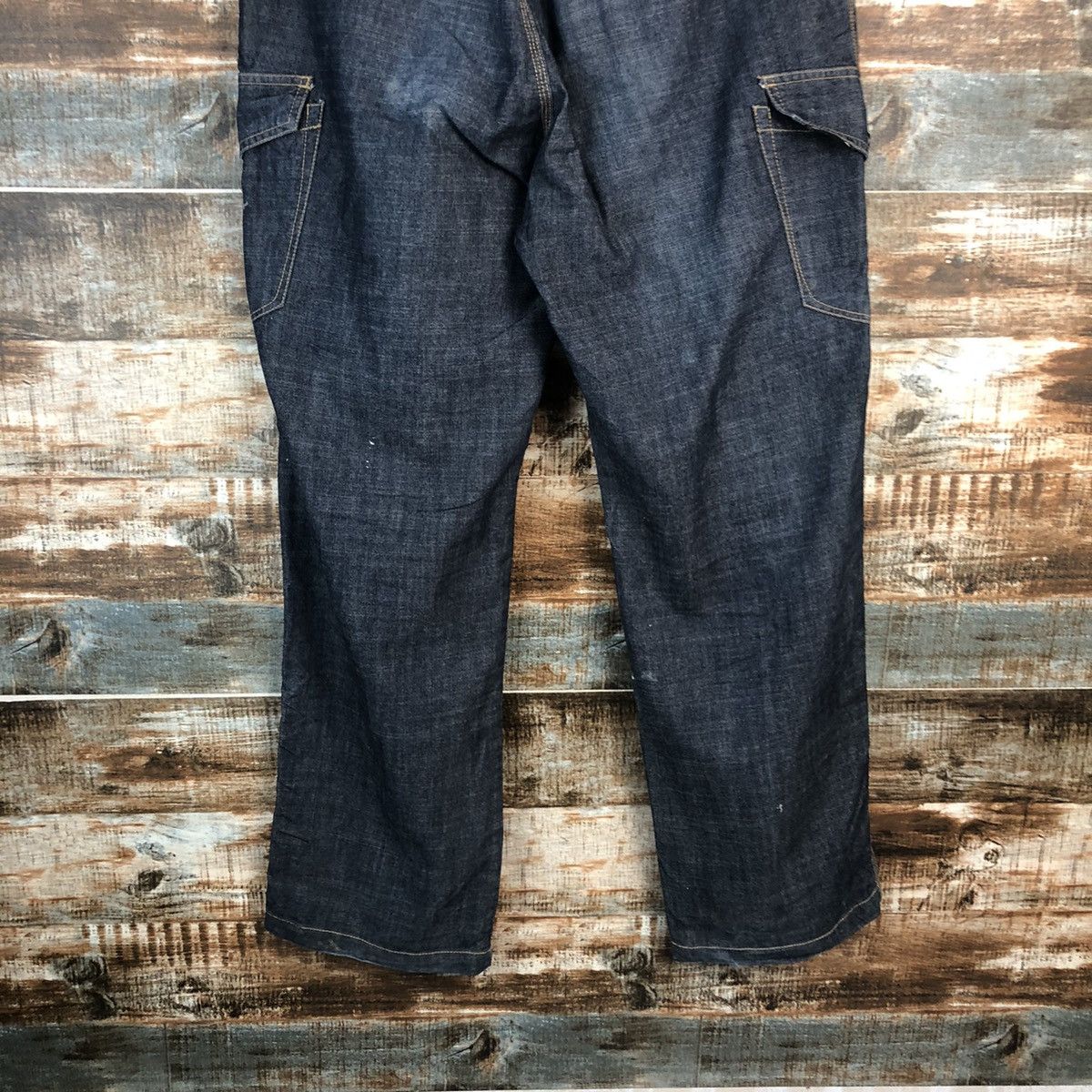 Japanese Brand DL Even River Blue Cargo Multipocket Pants #C618 Size US 34 / EU 50 - 17 Thumbnail