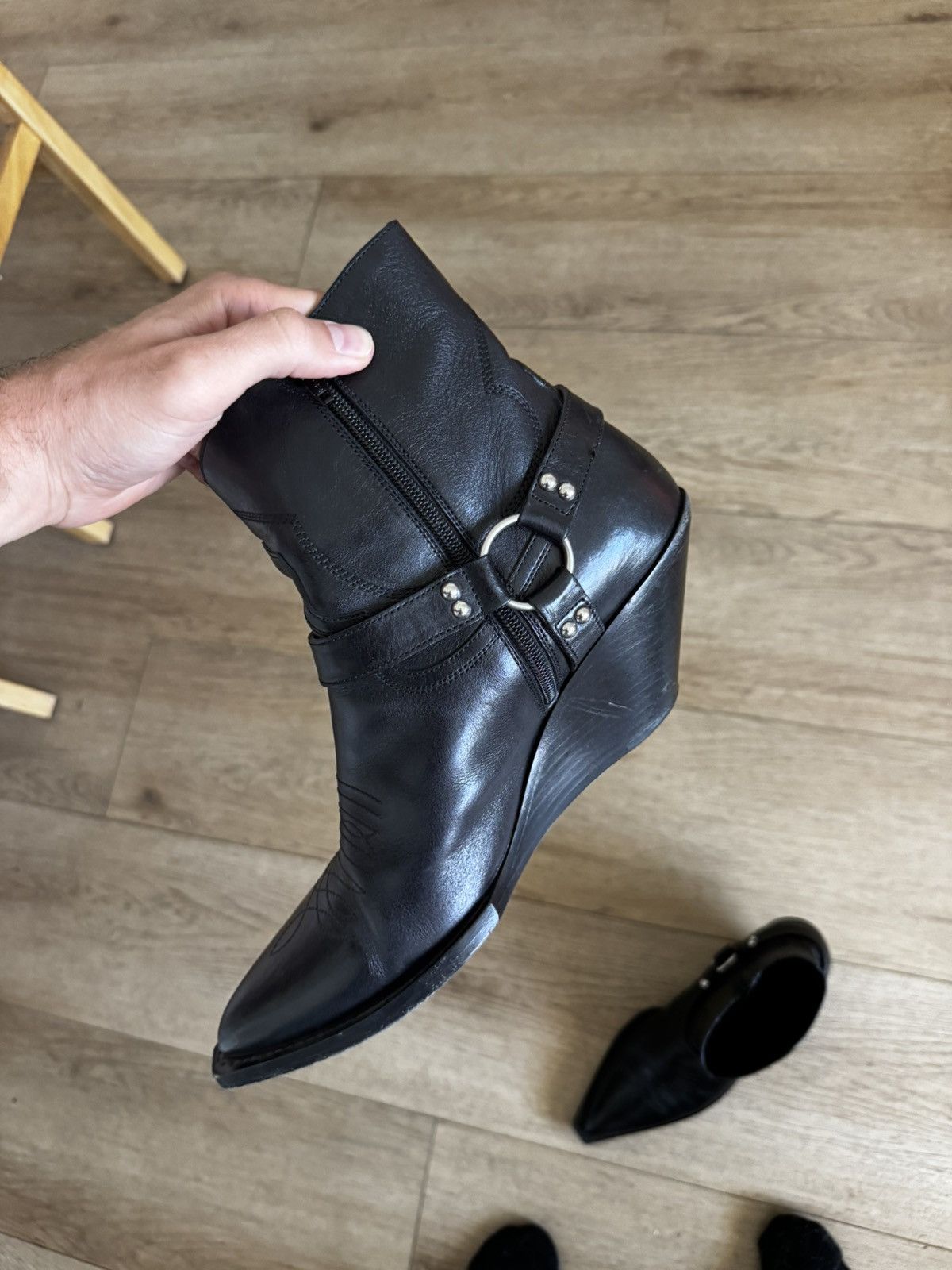 Celine Boy doll harness boots Size US 9 / EU 42 - 5 Thumbnail