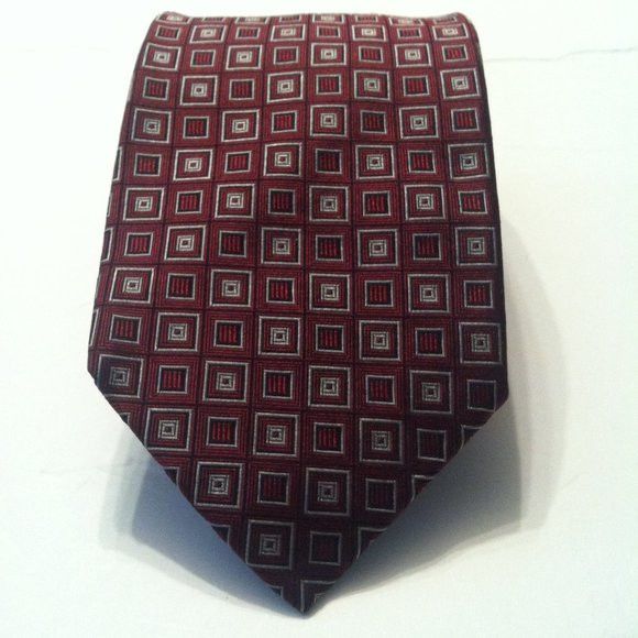 Jos. A. Bank JOS.A.BANK SIGNATURE COLLECTION MENS NEW SILK TIE W: 3 3/4" Size ONE SIZE - 4 Thumbnail