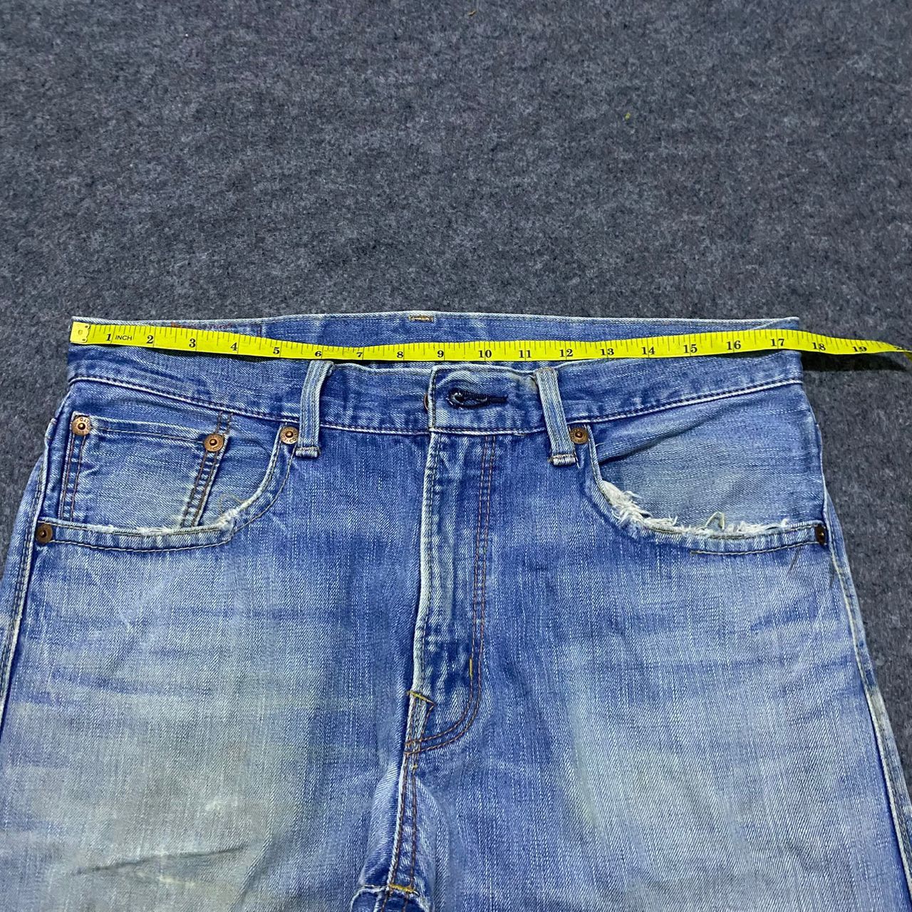 If Six Was Nine 💥Best Offer💥Vintage Edwin ED Selvegde Distressed Denim Size US 36 / EU 52 - 3 Thumbnail