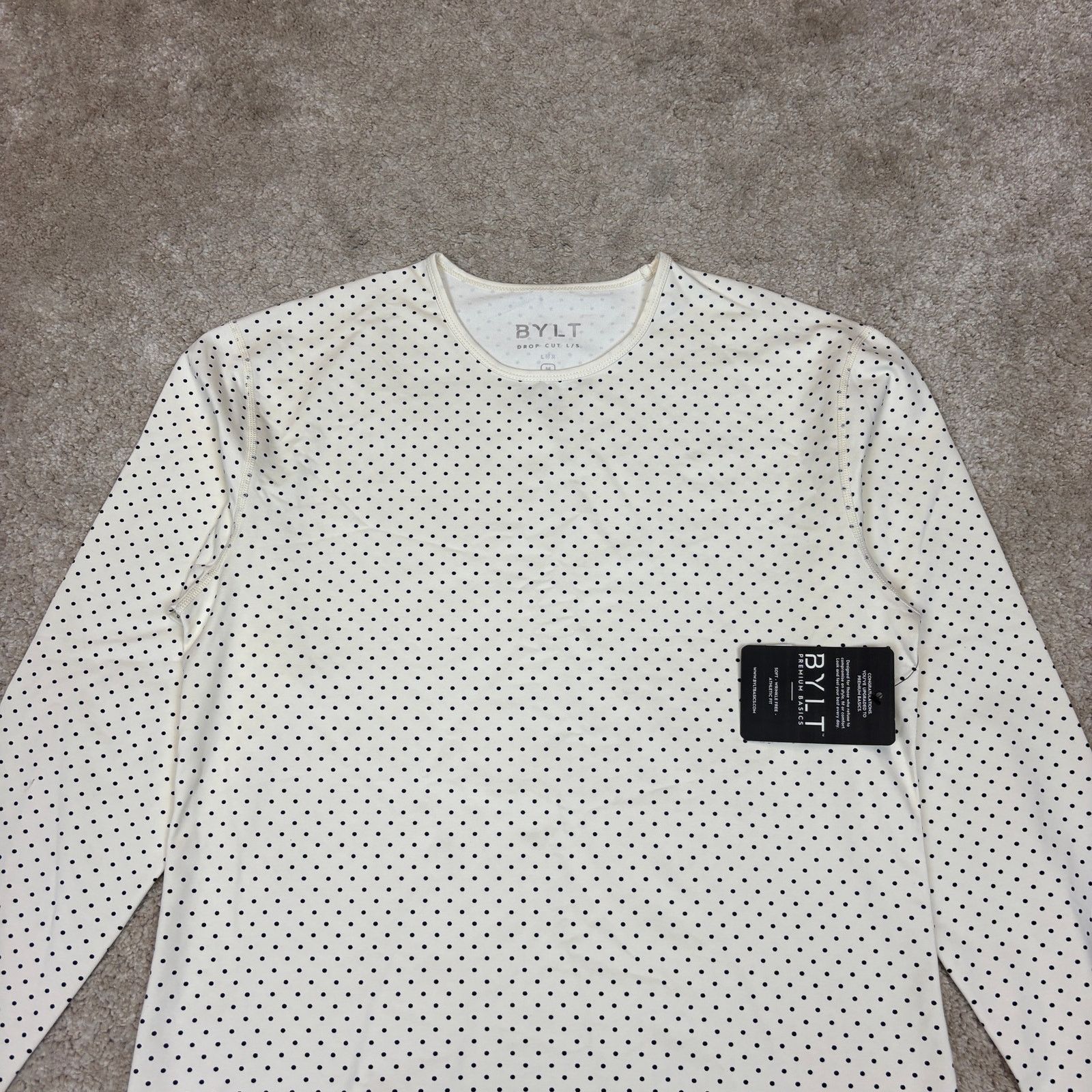 Other Bylt Drop Cut Lux Long Sleeve Polka Dot Shirt Men's Medium Size US M / EU 48-50 / 2 - 2 Thumbnail