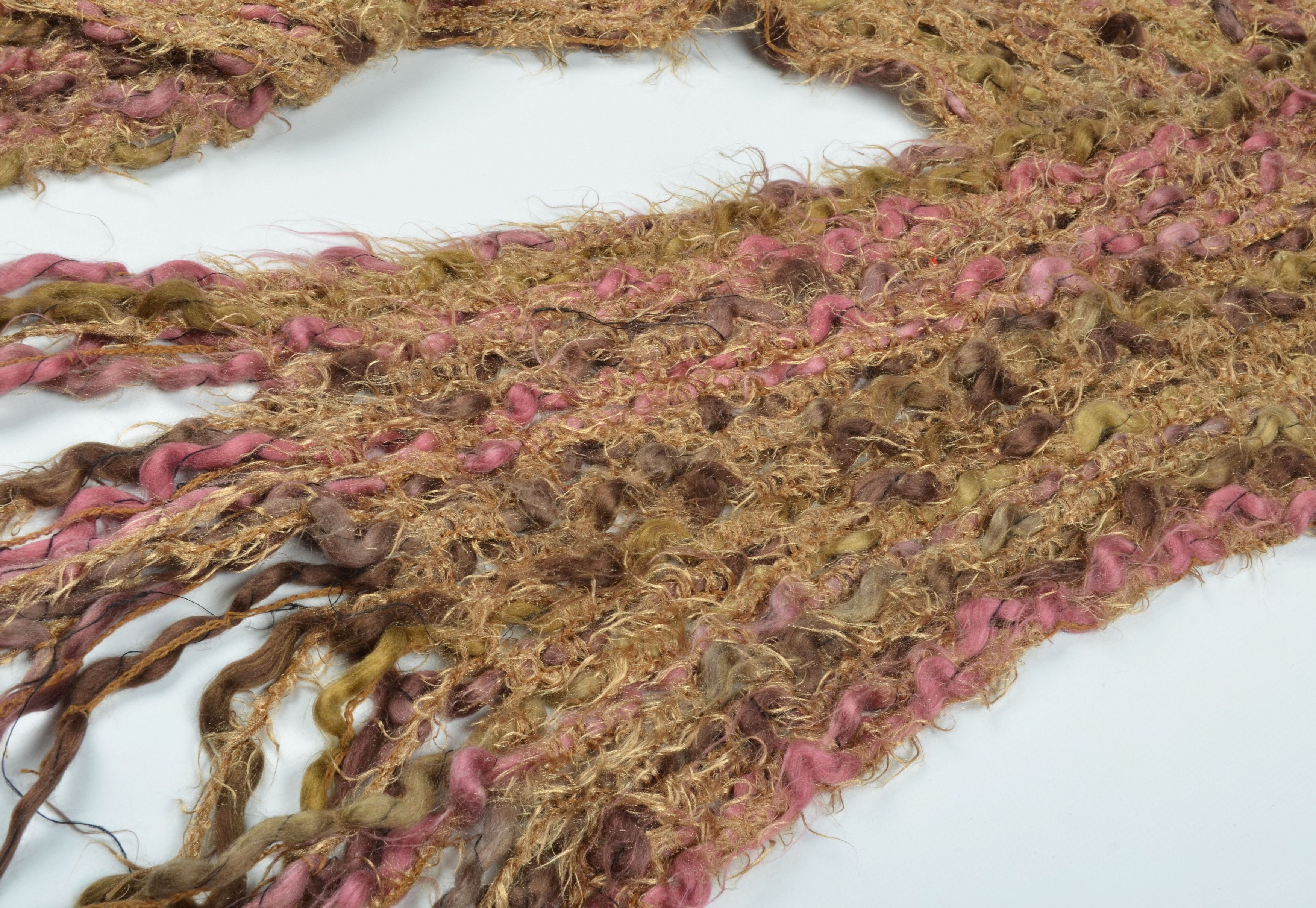 Vintage Per Una Y2K Grunge Textured Knit Fringe Fuzzy Soft Scarf Size ONE SIZE - 7 Thumbnail