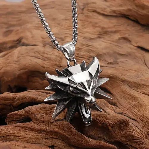 High Sport × Jewelry × Other Vintage Punk Wolf Head Pendant Necklace Size ONE SIZE - 1 Thumbnail
