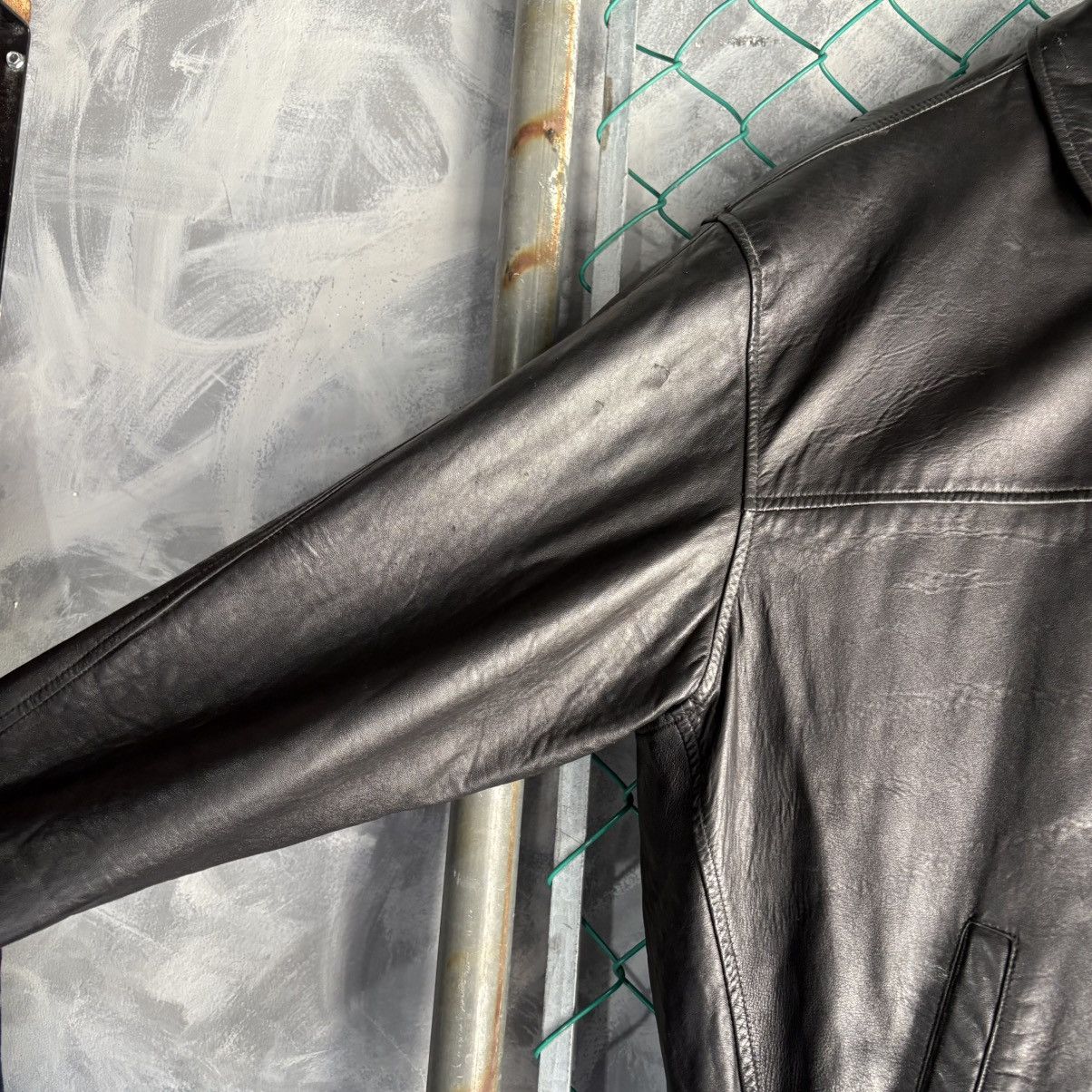 NASCAR Vintage Men’s Sz 2XL Nascar 2000 Genuine Leather Jacket Size US XXL / EU 58 / 5 - 3 Thumbnail