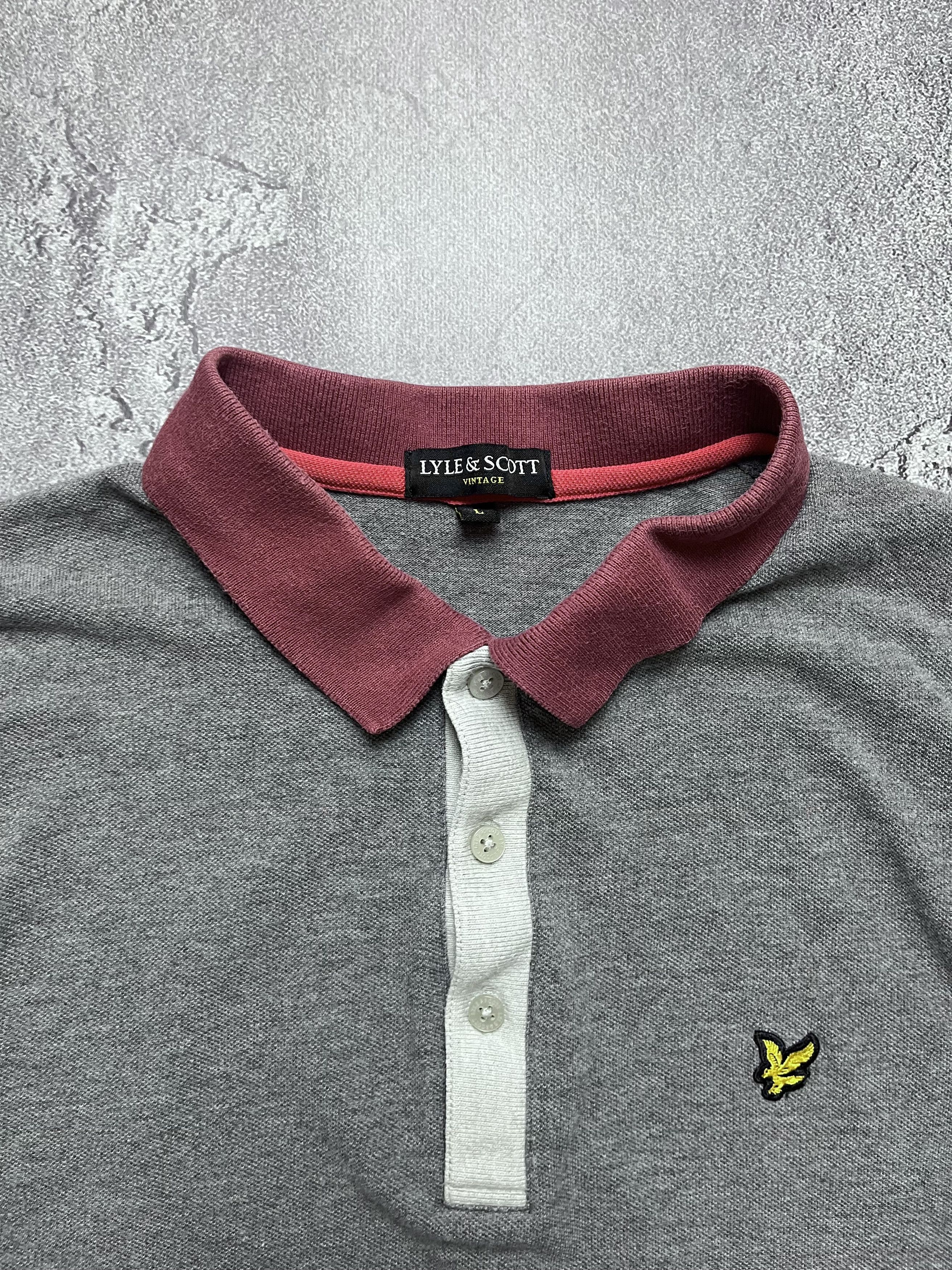 Lyle & Scott Vintage Polos Lyle Scott Big Logo Striped Mens L Size US L / EU 52-54 / 3 - 3 Thumbnail