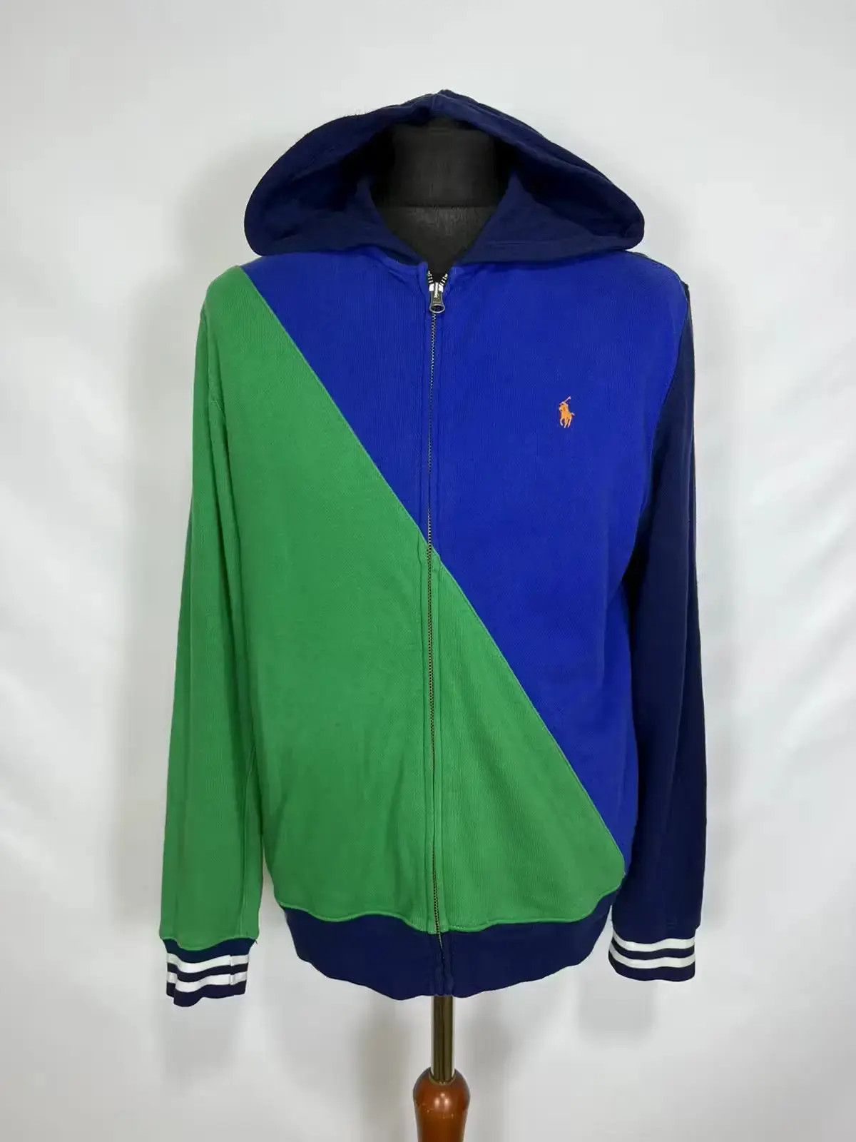 Designer × Polo Ralph Lauren × Vintage Vintage Polo Ralph Lauren full zip hoodie Size US M / EU 48-50 / 2 - 1 Thumbnail