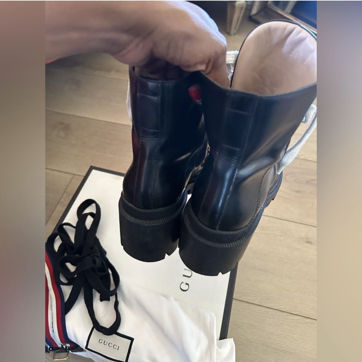 Gucci Gucci very gently used leather sylvie boot size 39 Size US 9 / IT 39 - 7 Thumbnail
