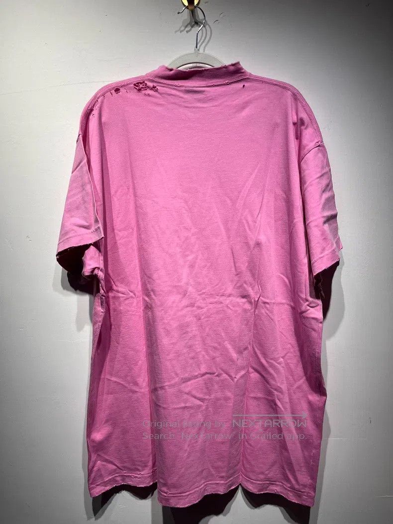 Balenciaga Balenciaga Letter Round Neck Short Sleeve T-Shirt Size S / US 4 / IT 40 - 2 Thumbnail