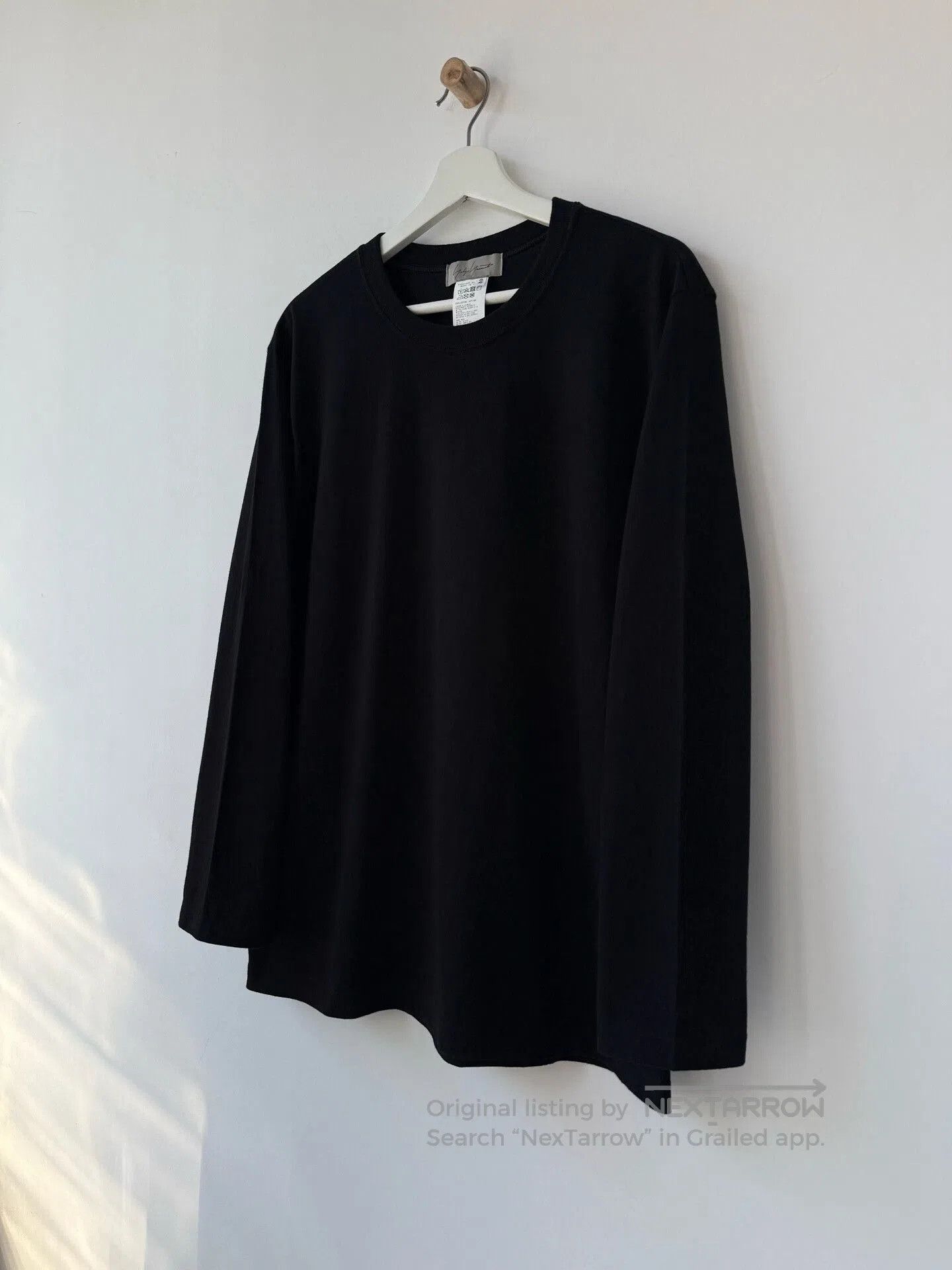 Yohji Yamamoto Yohji Yamamoto Femme Black Cotton Top. Size M / US 6-8 / IT 42-44 - 3 Thumbnail