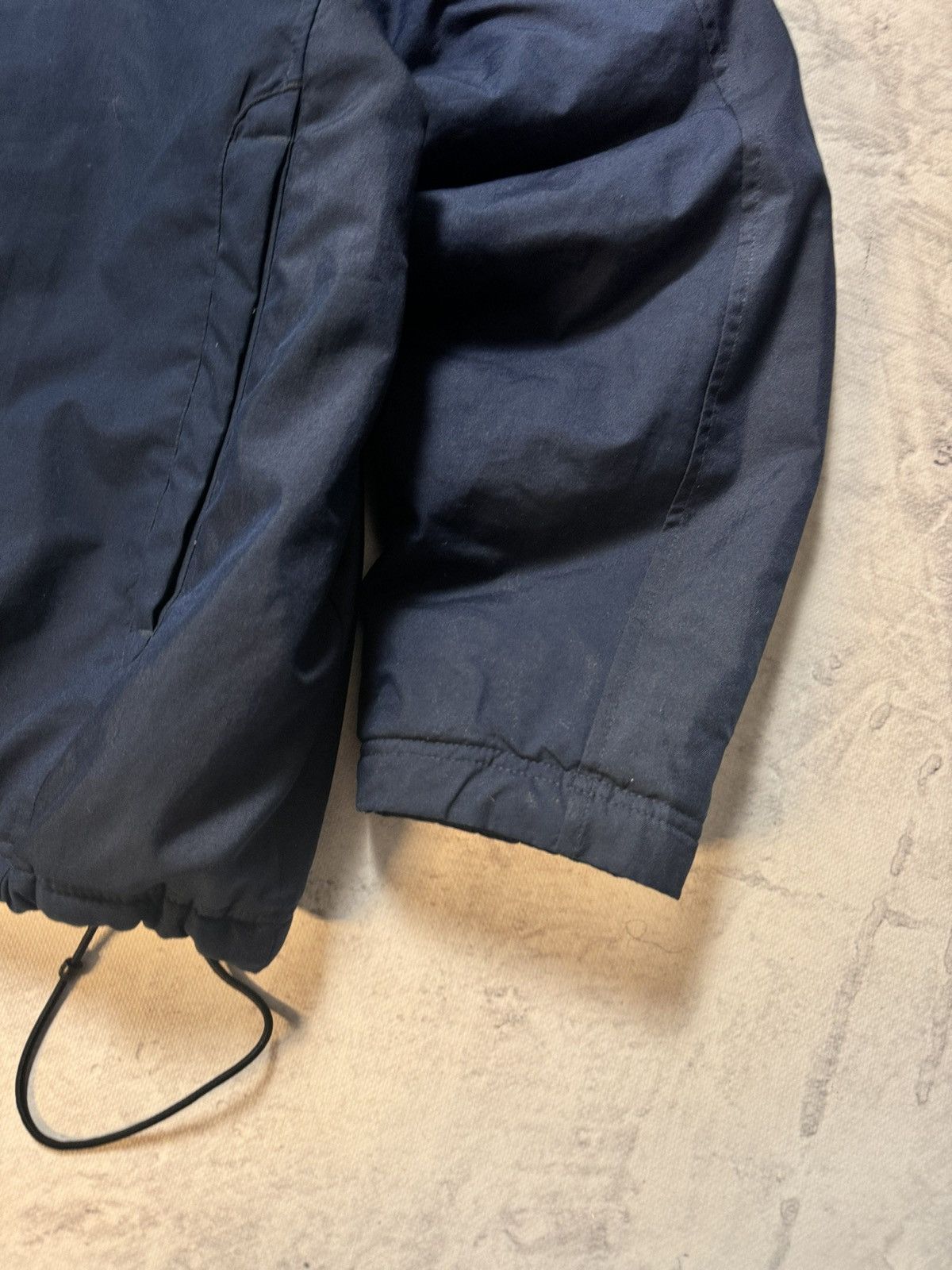 Nike × Vintage 00s Nike Vintage Drill Oversize Down Hooded Jacket Y2K Size US XL / EU 56 / 4 - 6 Thumbnail