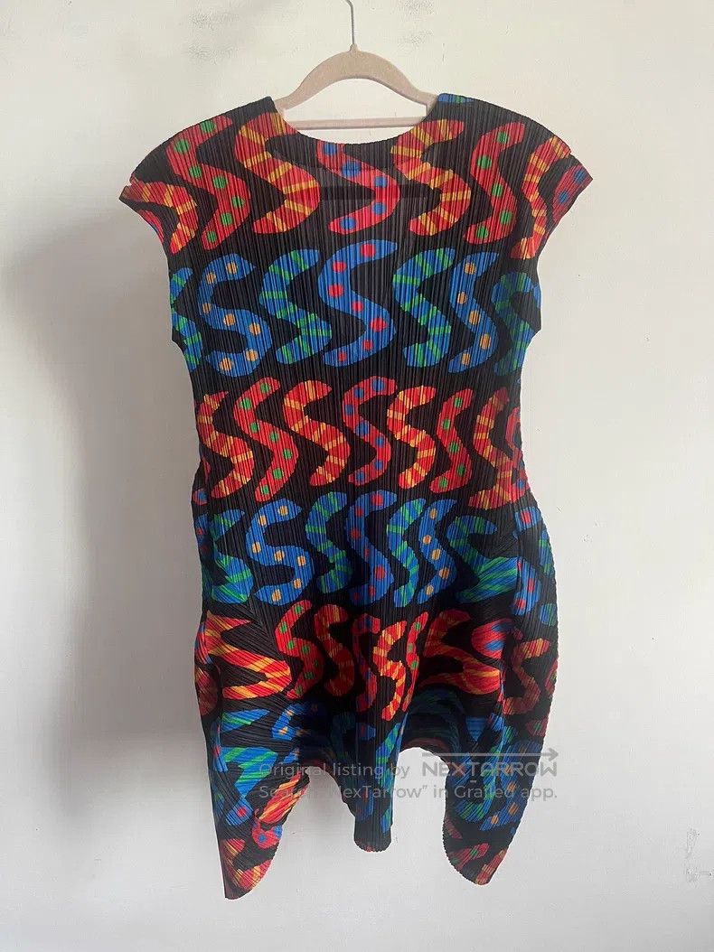 Issey Miyake Issey Miyake Color Block Vest Size L / US 10 / IT 46 - 2 Thumbnail