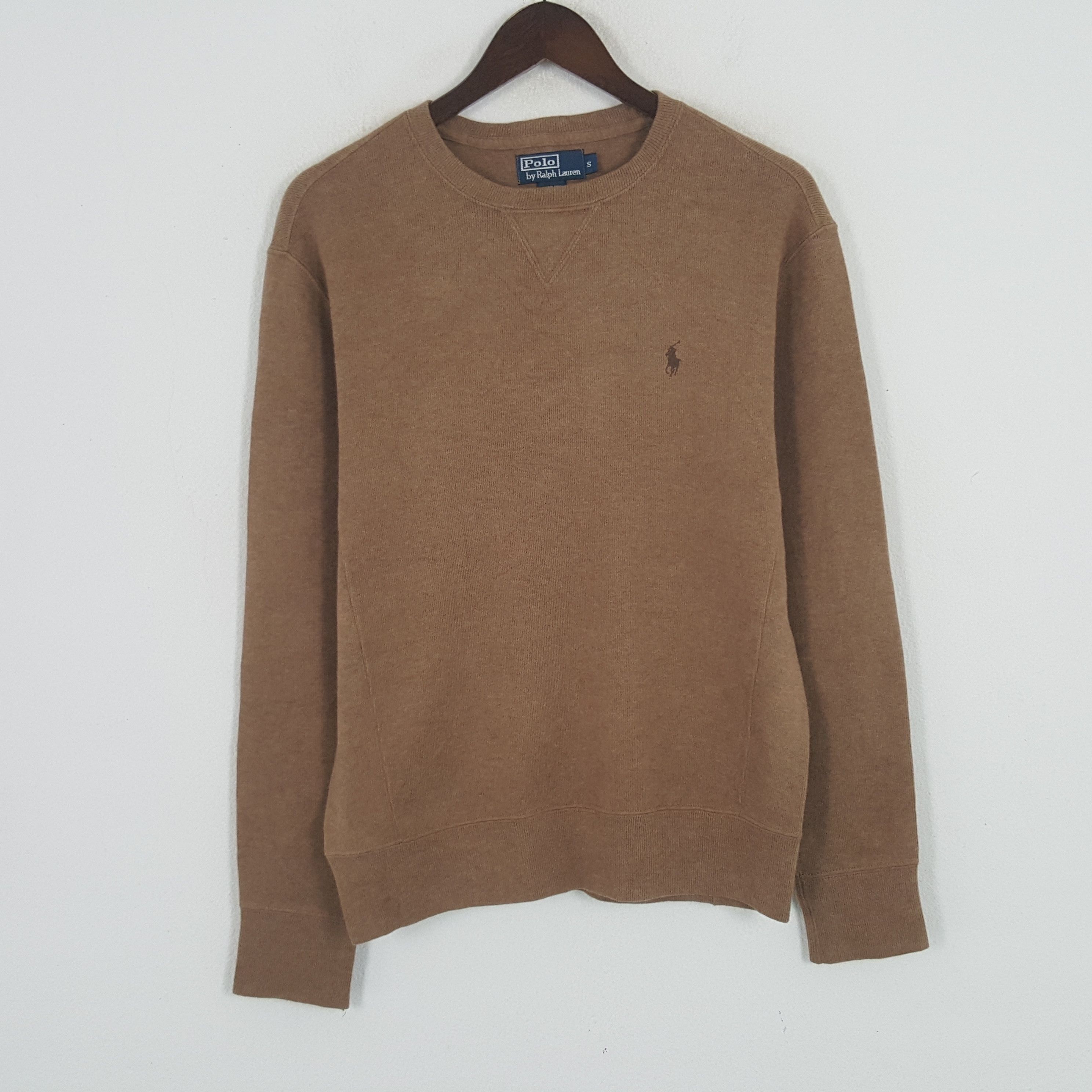 Polo Ralph Lauren × Vintage Vintage Polo Ralph Lauren Patch Logo Sweatshirt Size US S / EU 44-46 / 1 - 1 Thumbnail