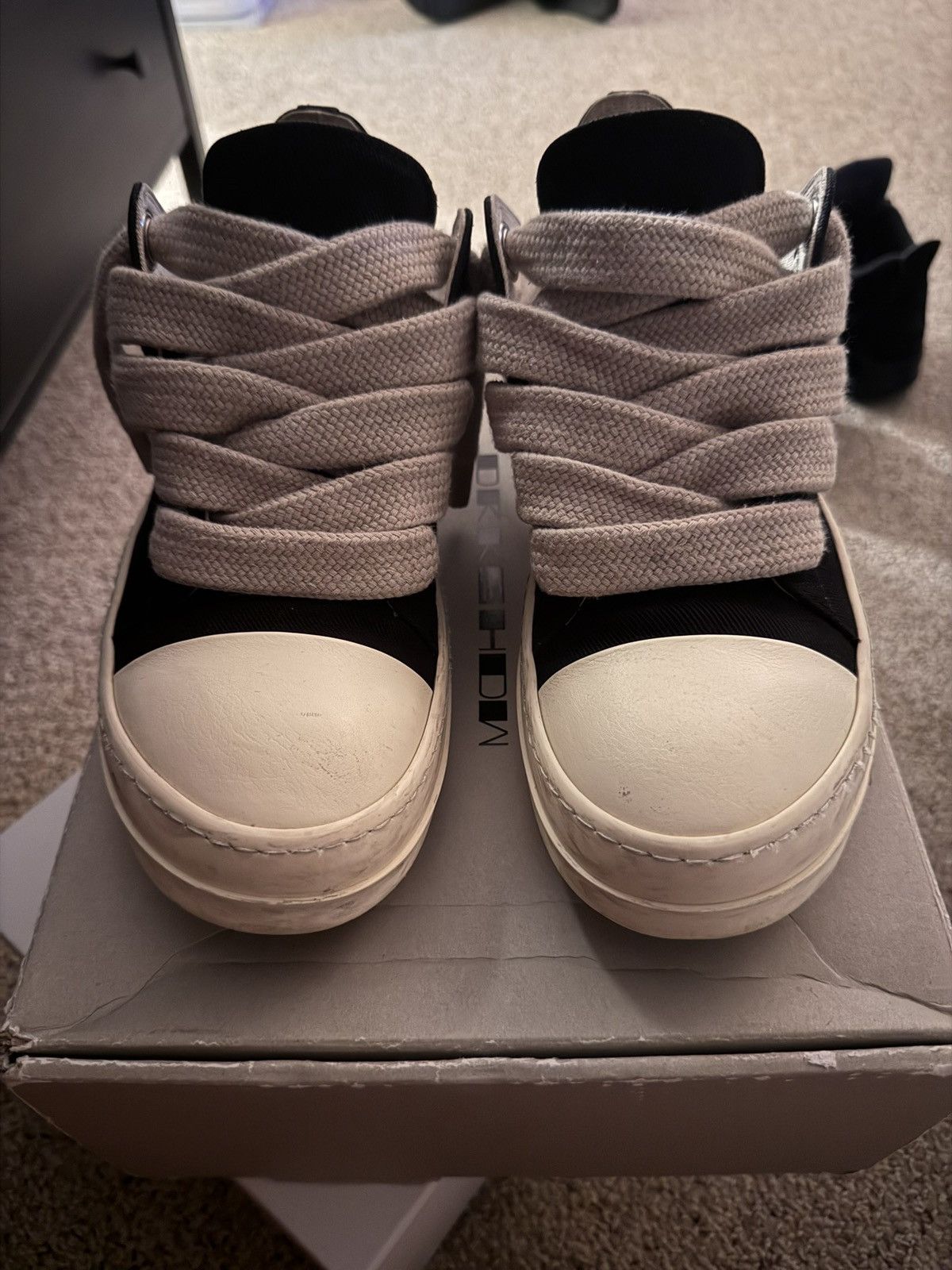 Low Rick Owens Jumbo Lace | Grailed