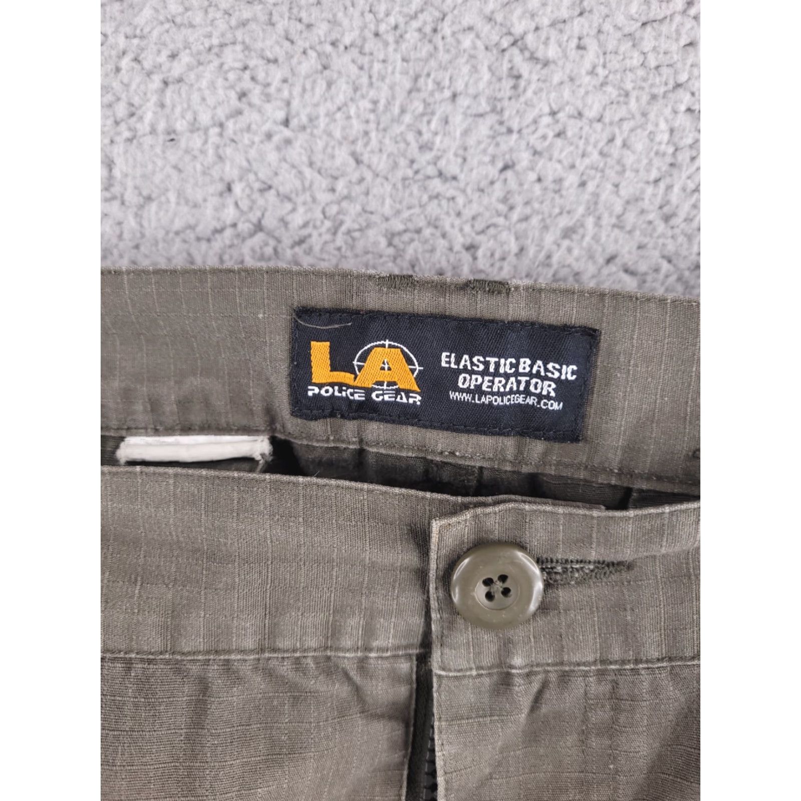Vintage LA Police Gear Pants Mens 39x29 Brown Ripstop Cargo Utility Tactical Cargo Pants Size US 39 - 2 Thumbnail