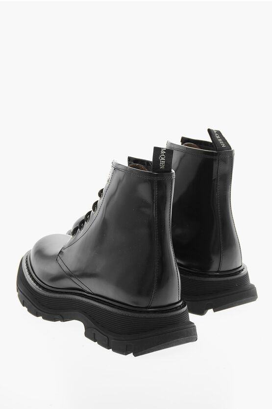 Alexander McQueen o1y1024 Ankle Boots in Black Size US 5 / EU 37 - 4 Thumbnail