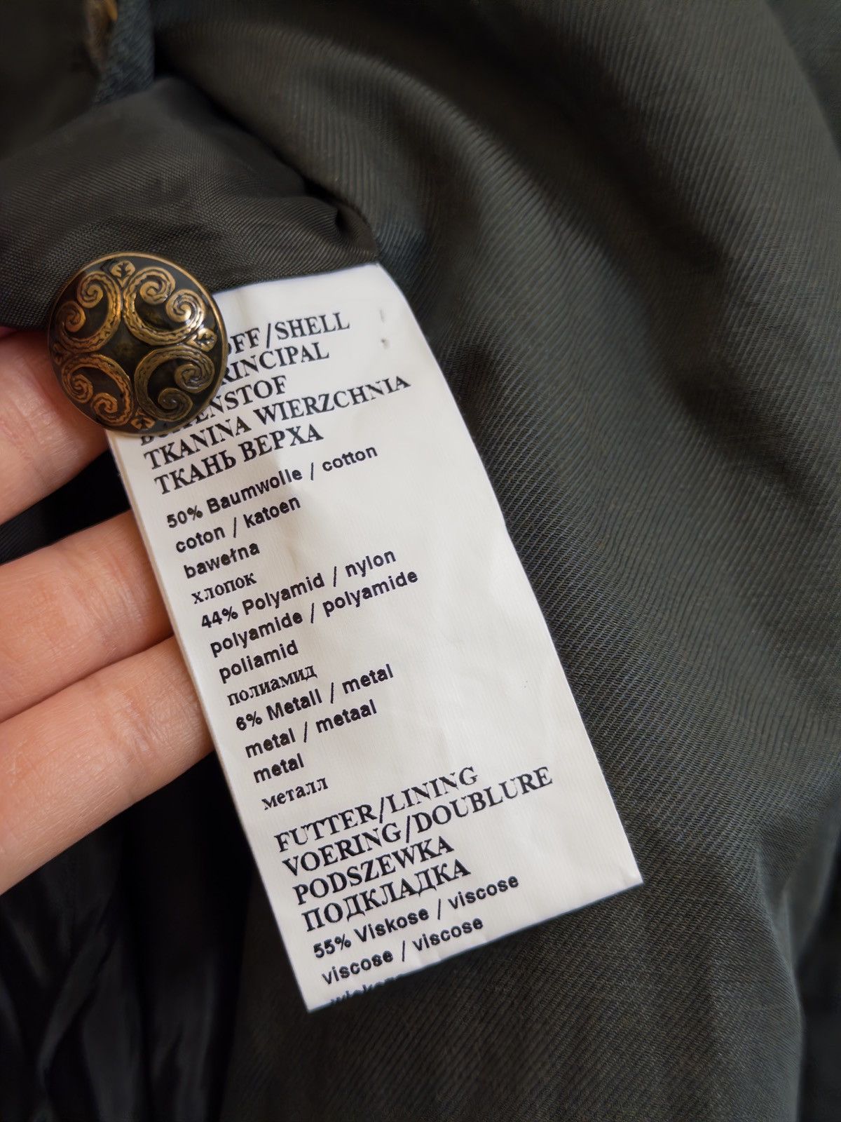 Other Marcon Jacket – Vintage 90s/00s Military Heritage Look Size L / US 10 / IT 46 - 7 Thumbnail
