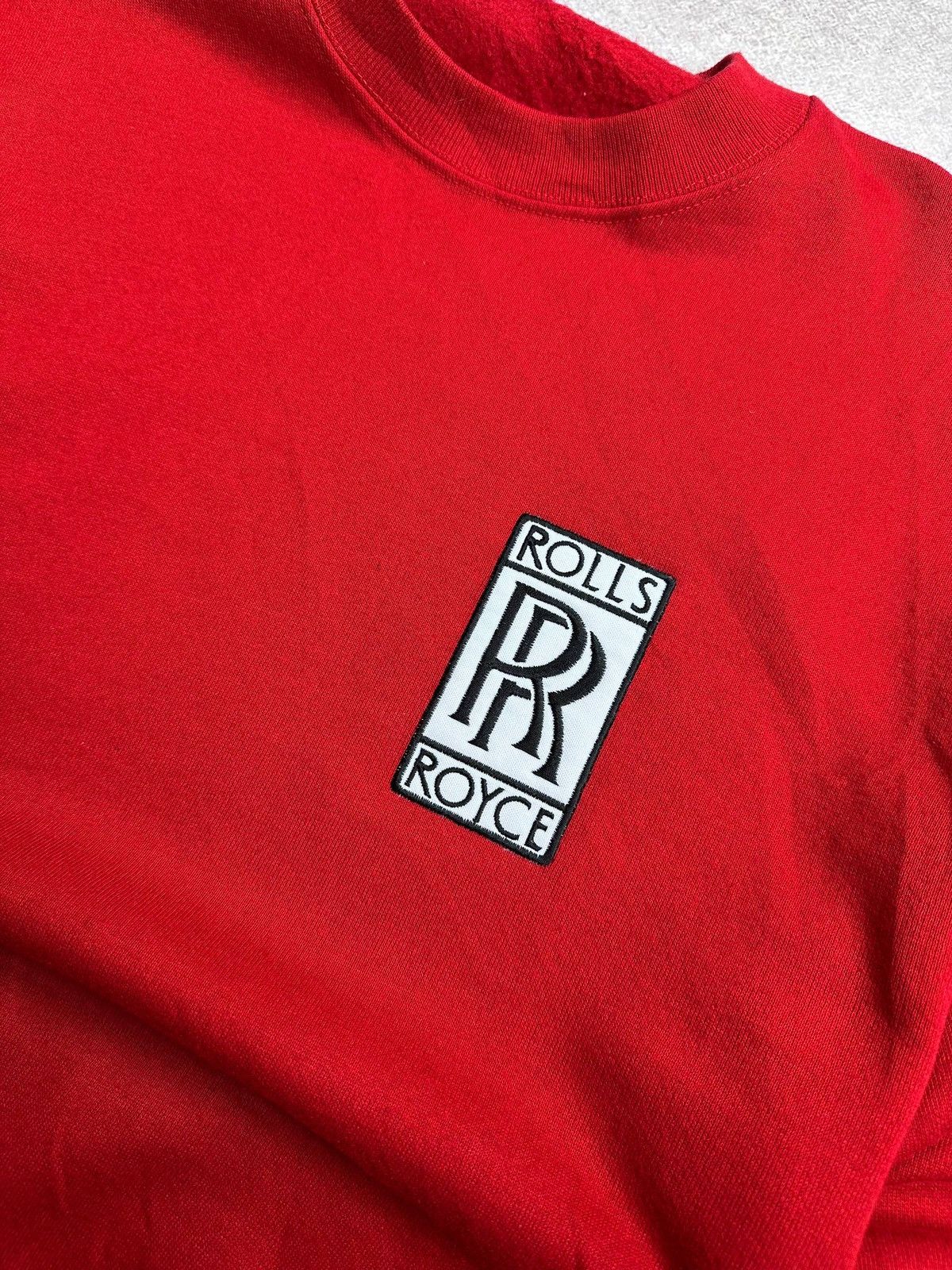 Vintage Vintage Rolls Royce Jerzees Boxy Sweatshirt Y2K M Size US M / EU 48-50 / 2 - 6 Thumbnail