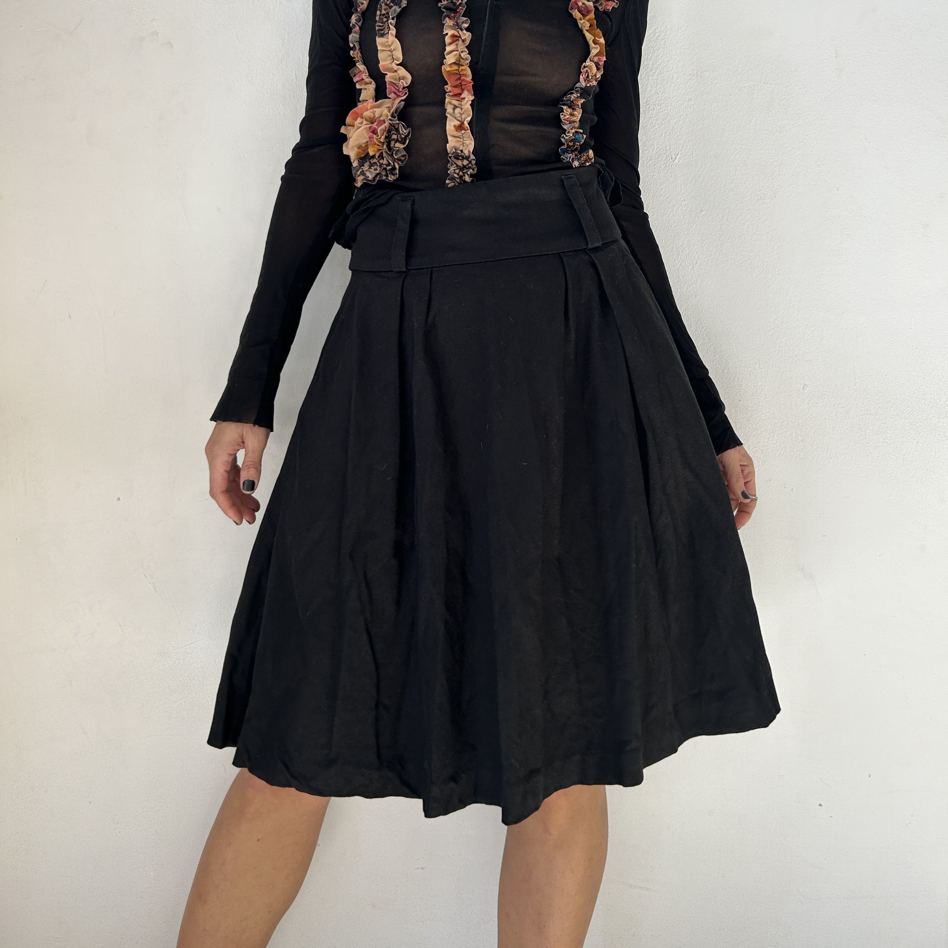 Miss Sixty Miss Sixty y2k black skater skirt Size 28" / US 6 / IT 42 - 6 Thumbnail