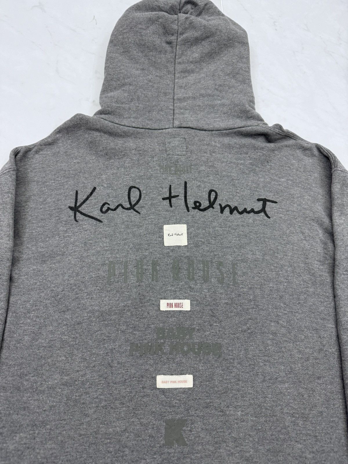 Karl Helmut Vintage 90s Karl Helmut Patches Rugs Logo Hoodie Size US M / EU 48-50 / 2 - 8 Thumbnail