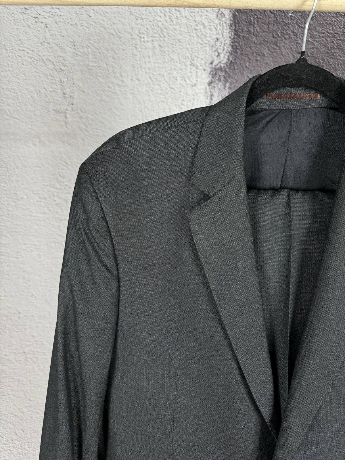 Nazareno Gabrielli BNWT Nazareno Gabrielli 2 pcs Panda grey 2 button wool suit Size 42R - 3 Thumbnail