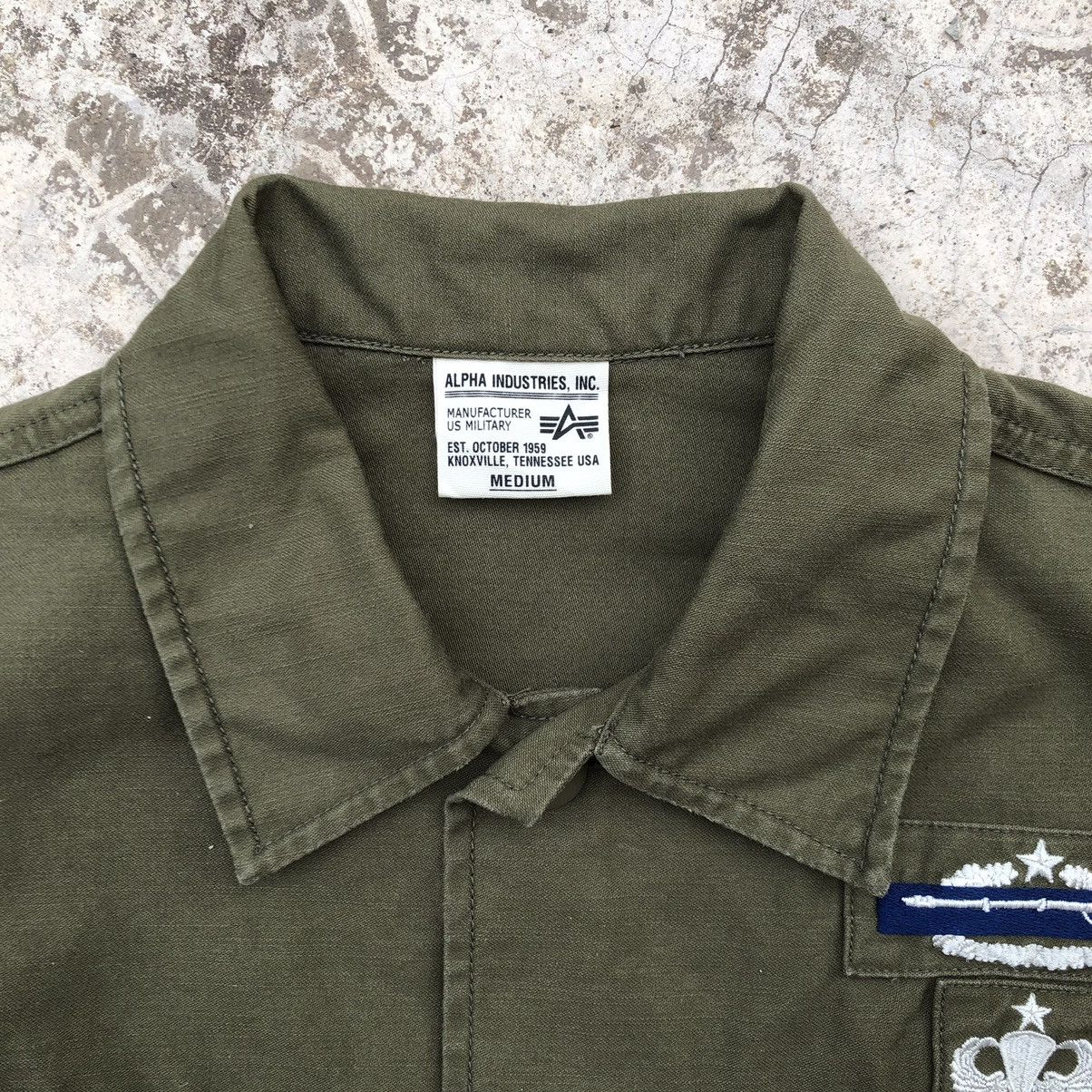 Alpha Industries ALPHA INDUSTRIES Rare Patches Design Button Jacket Size US M / EU 48-50 / 2 - 6 Thumbnail