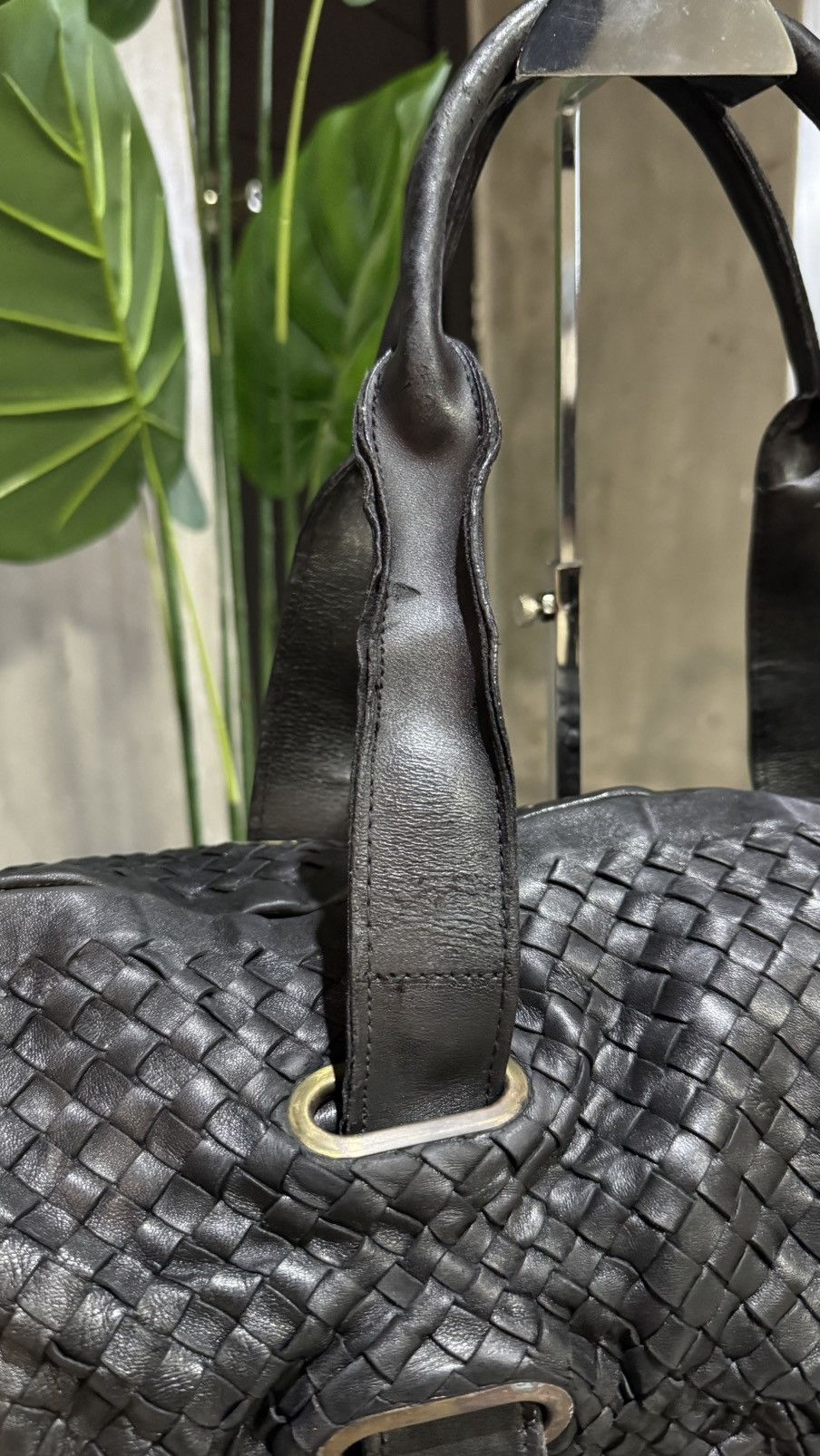 Bottega Veneta BOTTEGA VENETA Nappa Intrecciato Satchel Nero Black Size ONE SIZE - 16 Thumbnail