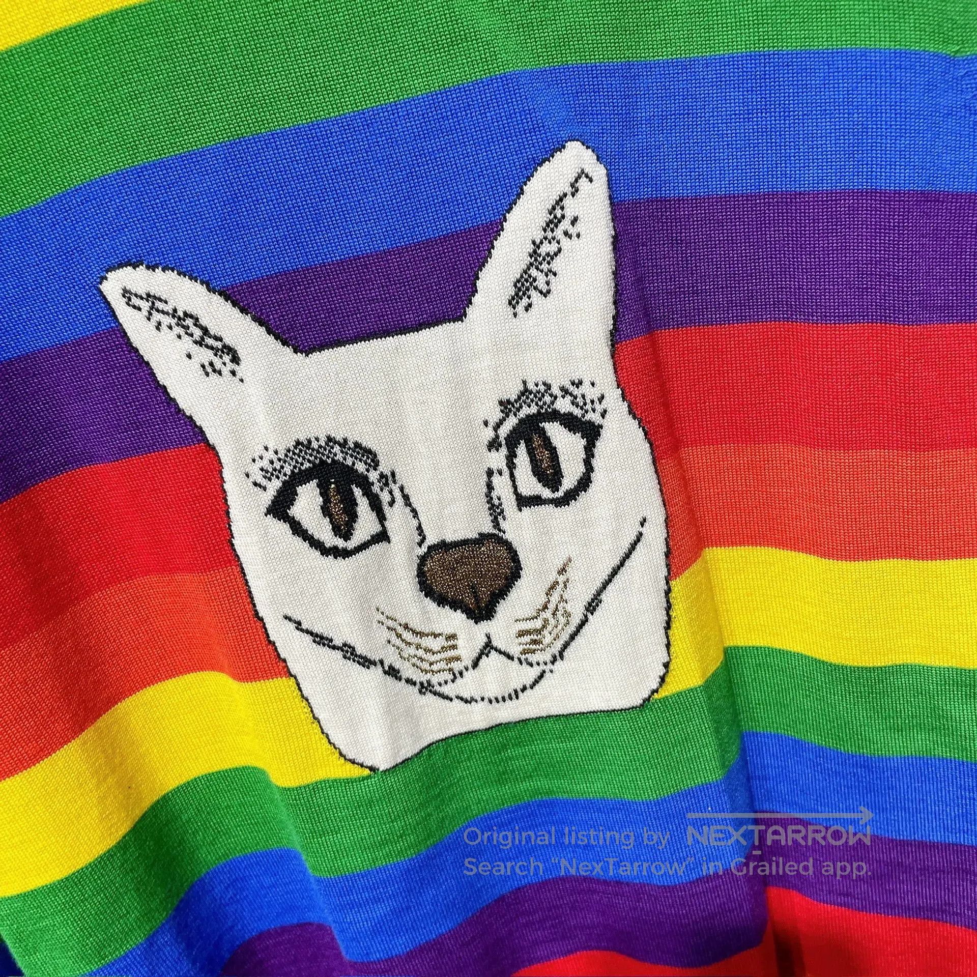 Loewe LOEWE Rainbow Dog Knit Top S. Size US S / EU 44-46 / 1 - 3 Thumbnail