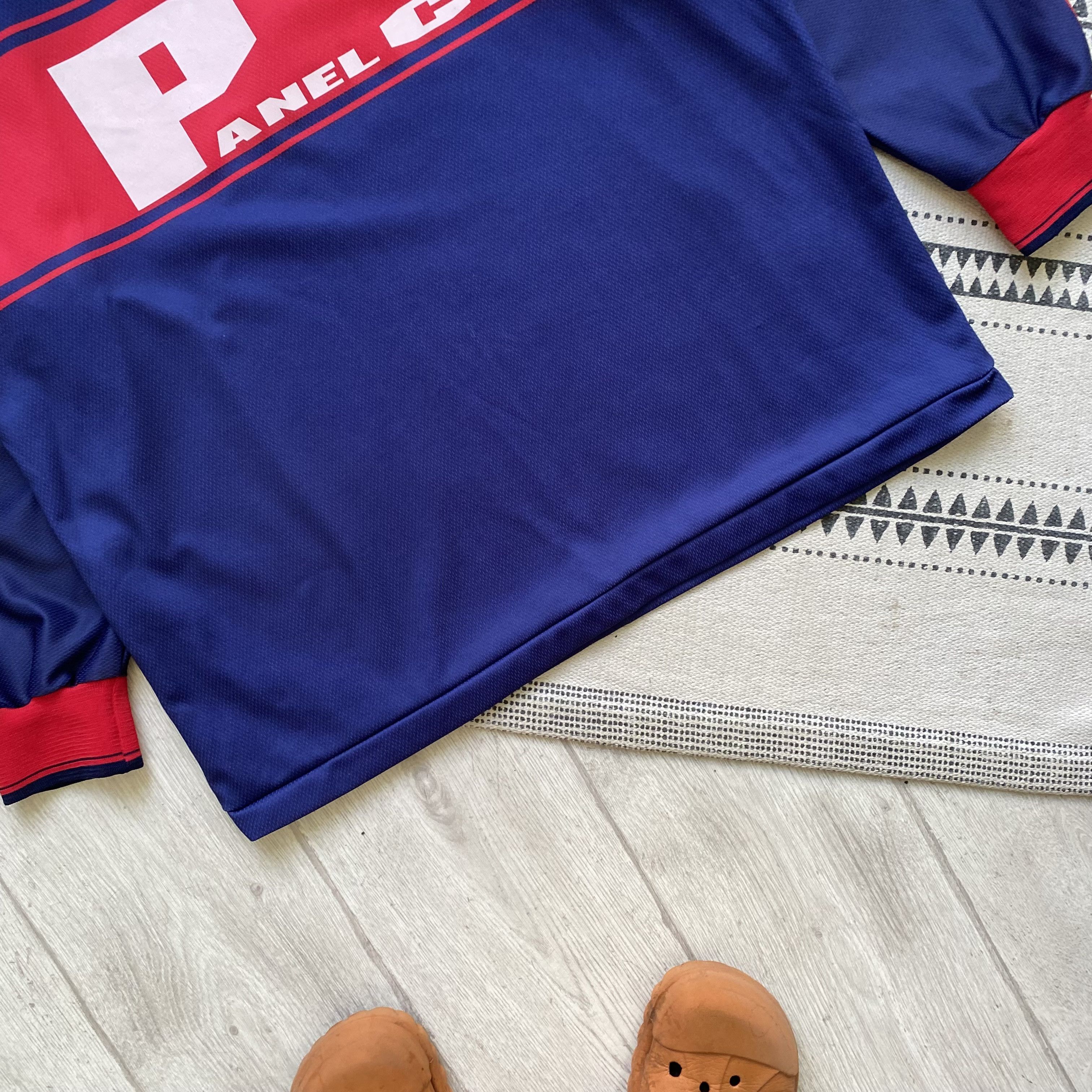 Umbro Vintage 80-90s Blokcore Soccer Jersey polo Rugby longsleeve Size US L / EU 52-54 / 3 - 3 Thumbnail