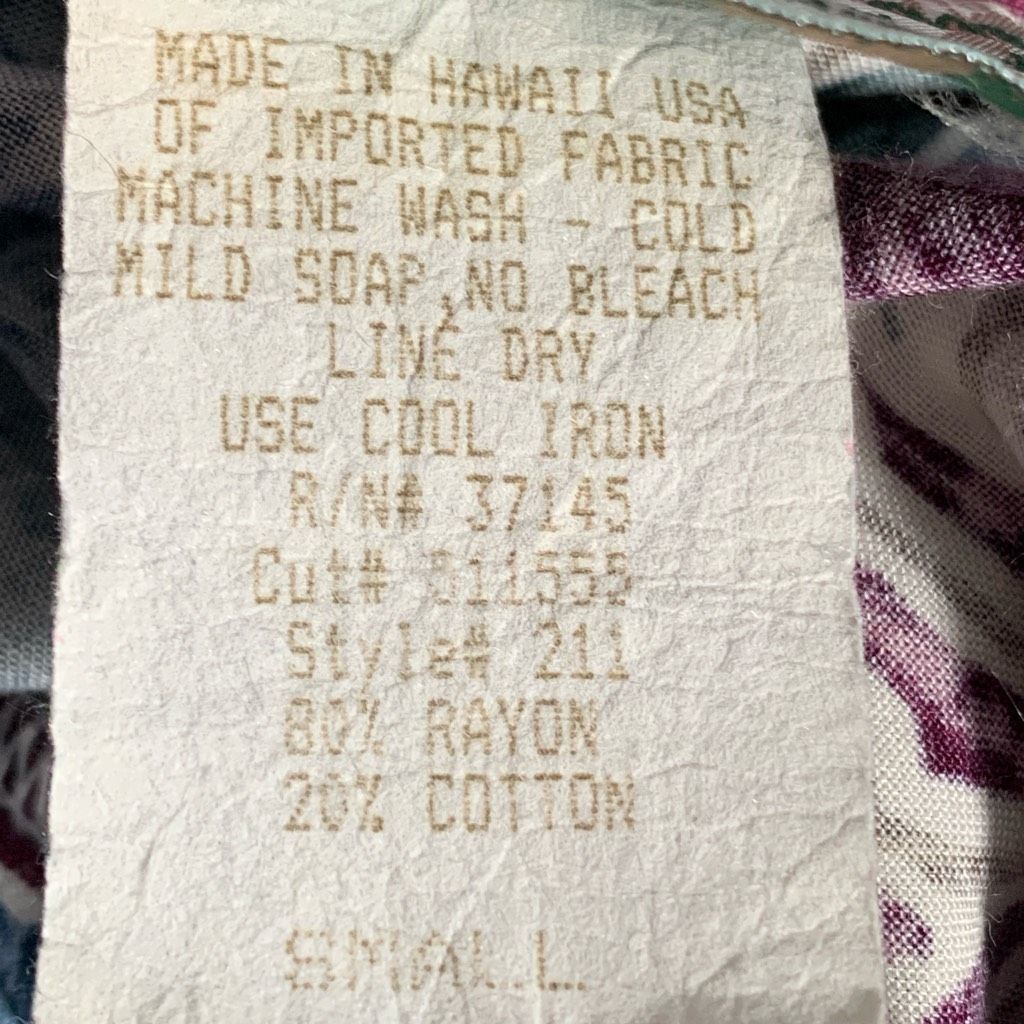 Hilo Hattie Vintage Hilo Hattie Hawaiian Shirt Camp Collar Tropical Abst Size S / US 4 / IT 40 - 8 Thumbnail