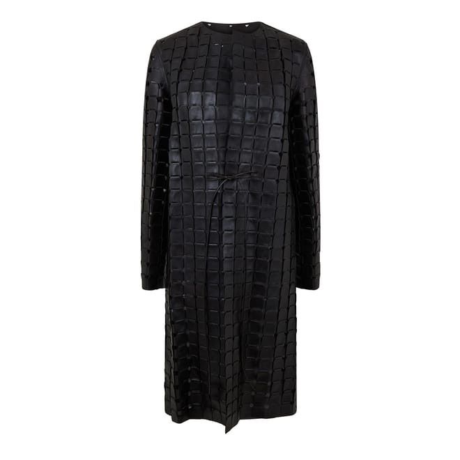 Bottega Veneta Bottega Veneta Intrecciato Relaxed Fit Coat in Brown Size XS / US 0-2 / IT 36-38 - 1 Thumbnail