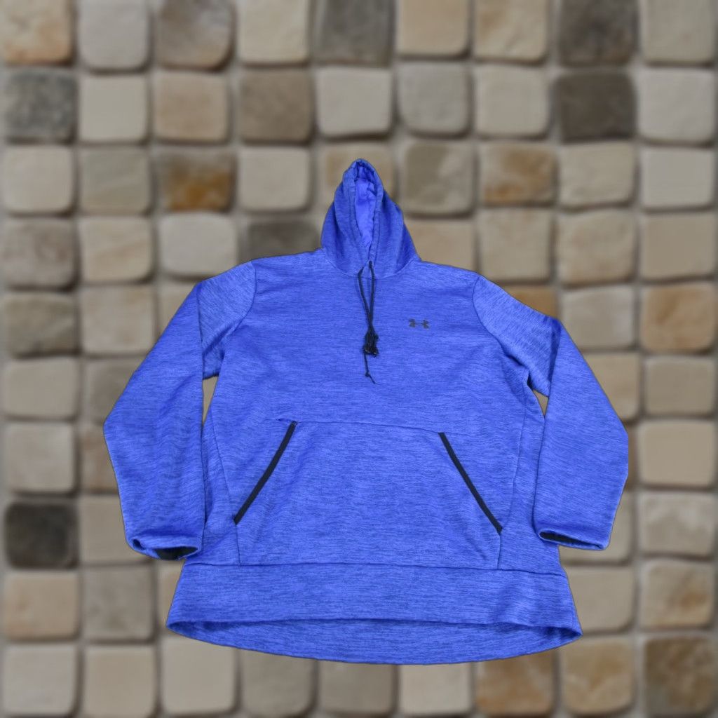 Under Armour Under Armour Hoodie Mens Medium Blue Pullover Sweatshirt Size US M / EU 48-50 / 2 - 1 Thumbnail