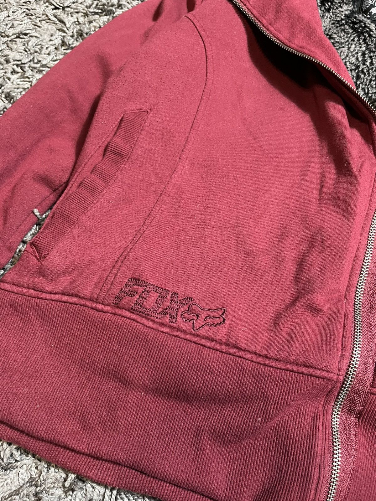 Fox Racing Fox Racing Vintage Rock Emo Punk Y2K Faux Fur Zip Hoodie Size L / US 10 / IT 46 - 2 Thumbnail