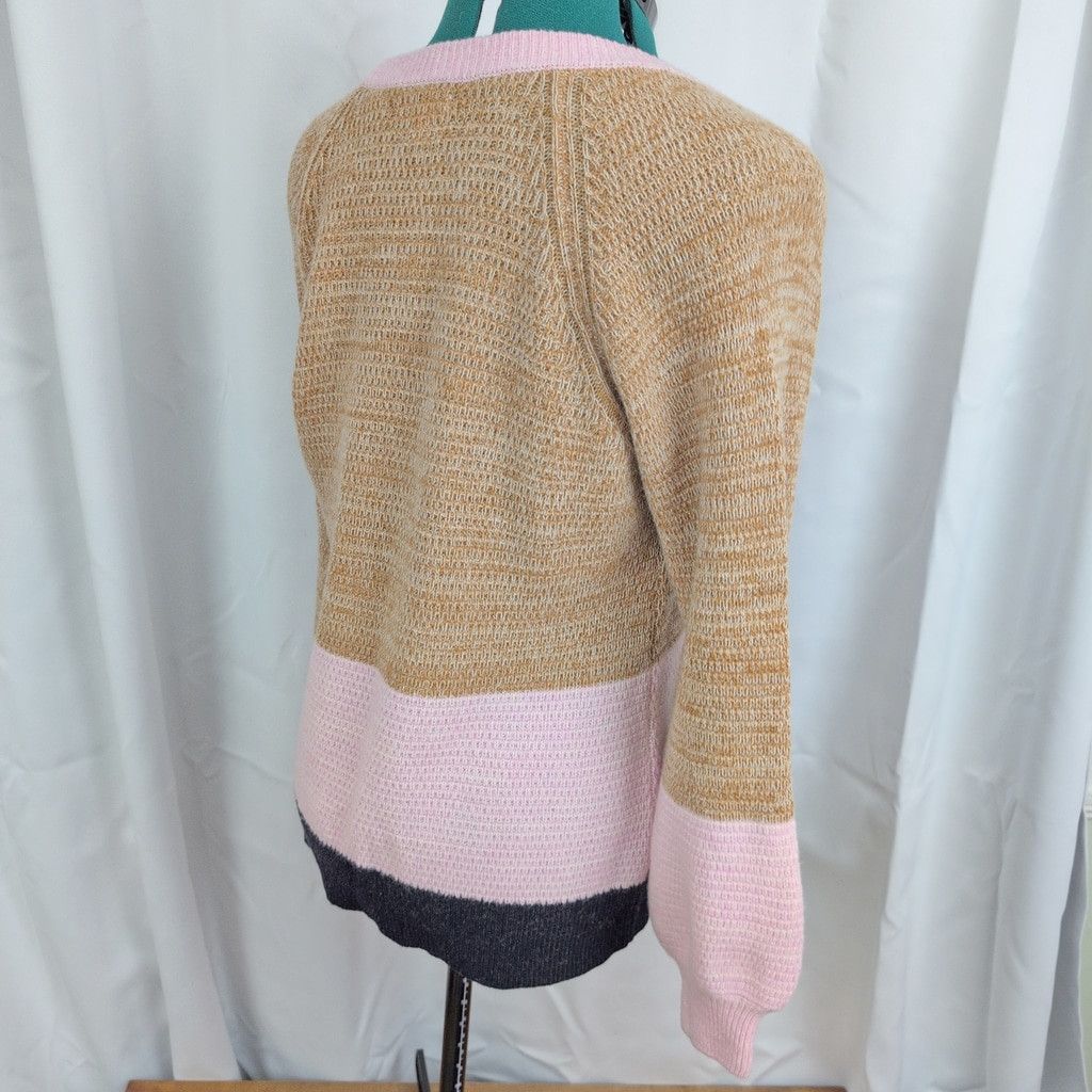 Barbour Ladies' Barbour Italian Made Colorblock Wool Blend Sweater Size XL / US 12-14 / IT 48-50 - 4 Thumbnail