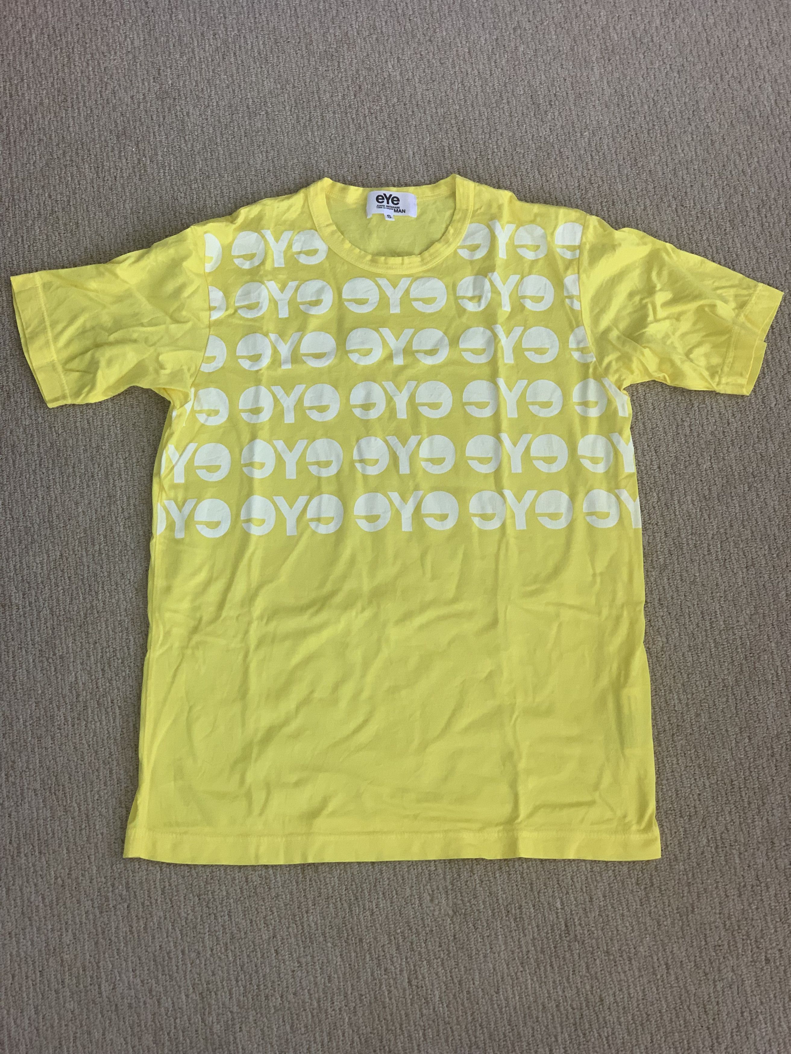 JUNYA WATANABE MAN イエロー Tシャツ JUNYA WATANABE MAN COMME des GARCONS ジュンヤワタナベ マン