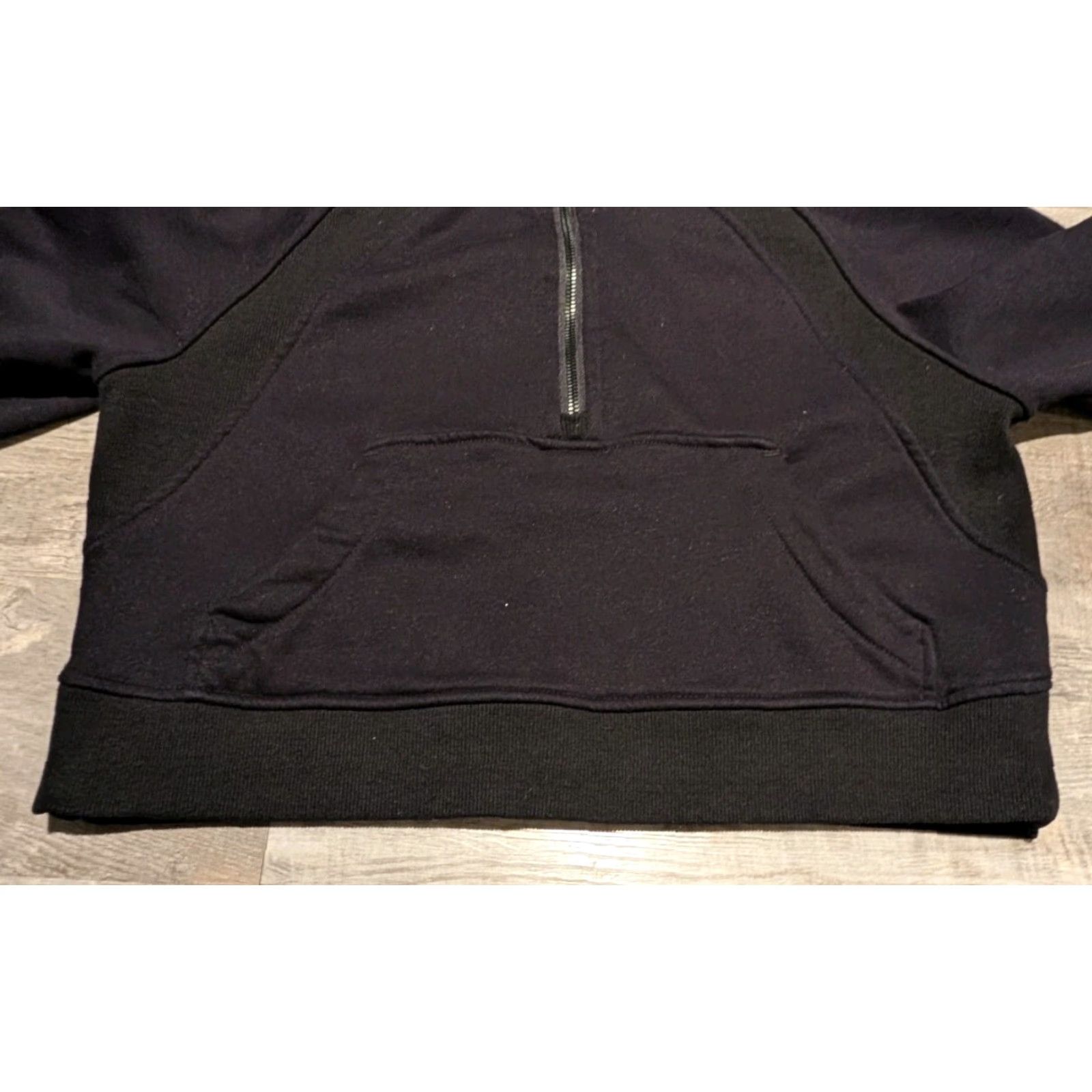 Lululemon VINTAGE Lululemon Women's M/L Scuba Oversized Half Zip Hoodie Black EUC Size M / US 6-8 / IT 42-44 - 5 Thumbnail