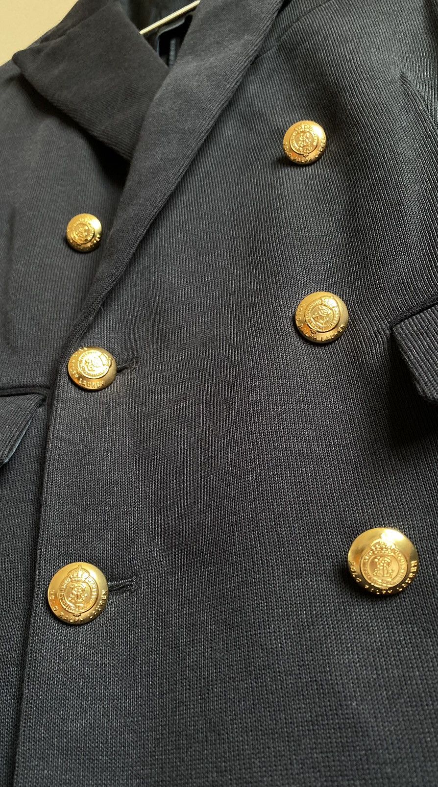 Polo Ralph Lauren POLO RALPH LAUREN Knit Double Breasted Blazer Size S / US 4 / IT 40 - 9 Thumbnail