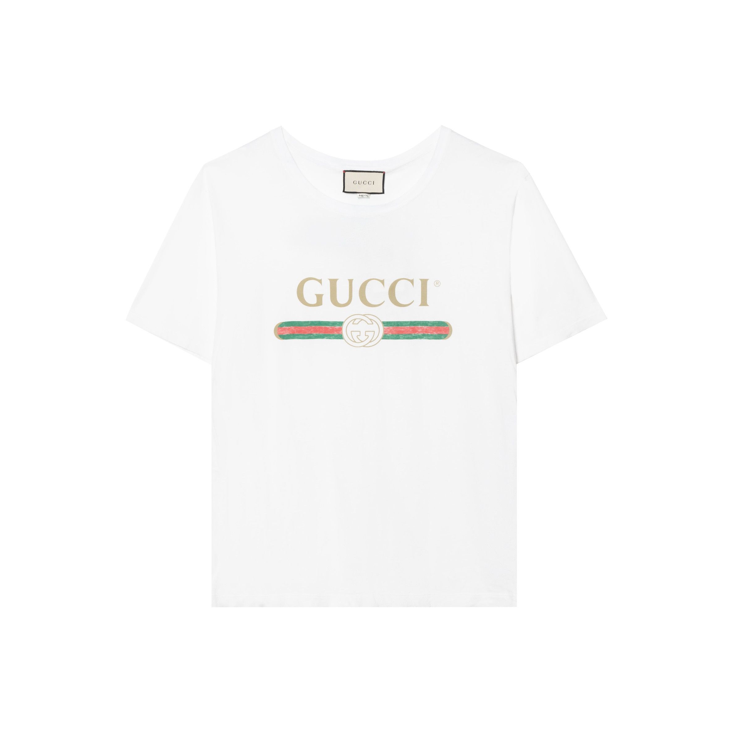 Gucci Gucci Logo Print T-Shirt Size L Size US L / EU 52-54 / 3 - 1 Thumbnail