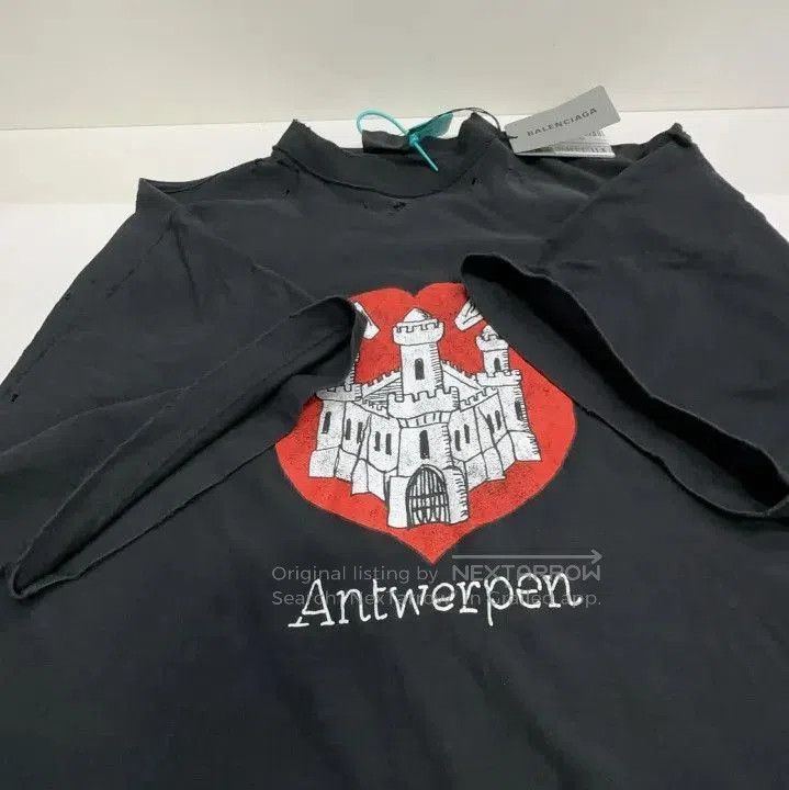 Balenciaga Balenciaga SS24 Vintage Logo Black T. Size US M / EU 48-50 / 2 - 7 Thumbnail