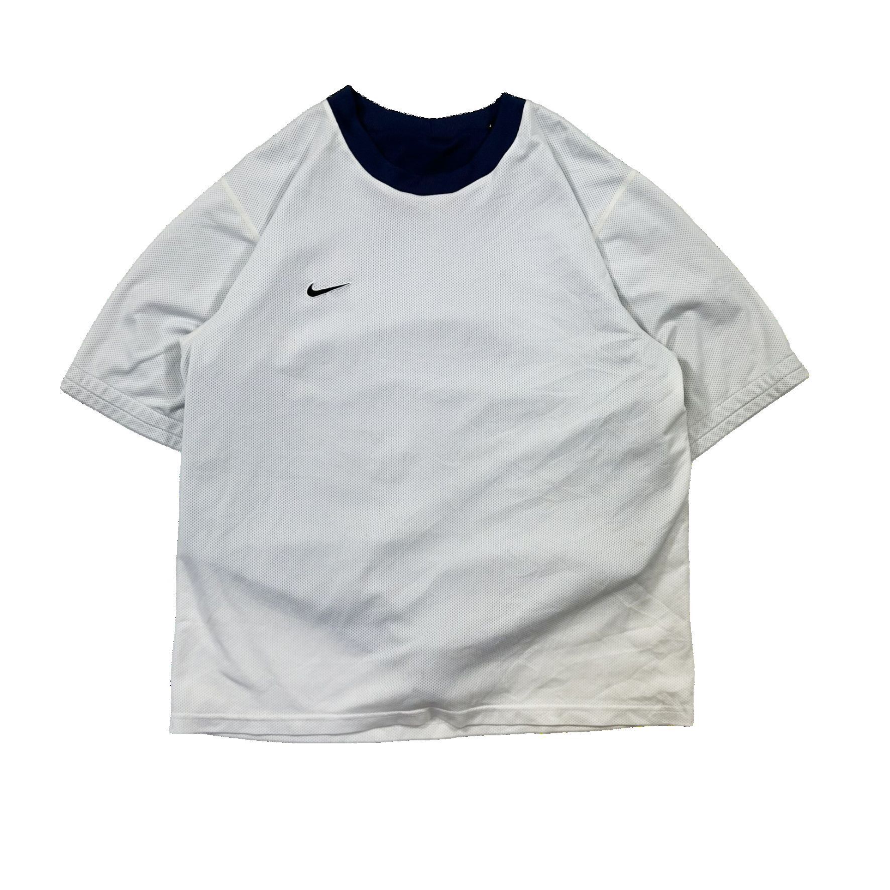 Vintage Vintage 90s Nike Reversible Mesh T Shirt Size US XL / EU 56 / 4 - 1 Thumbnail