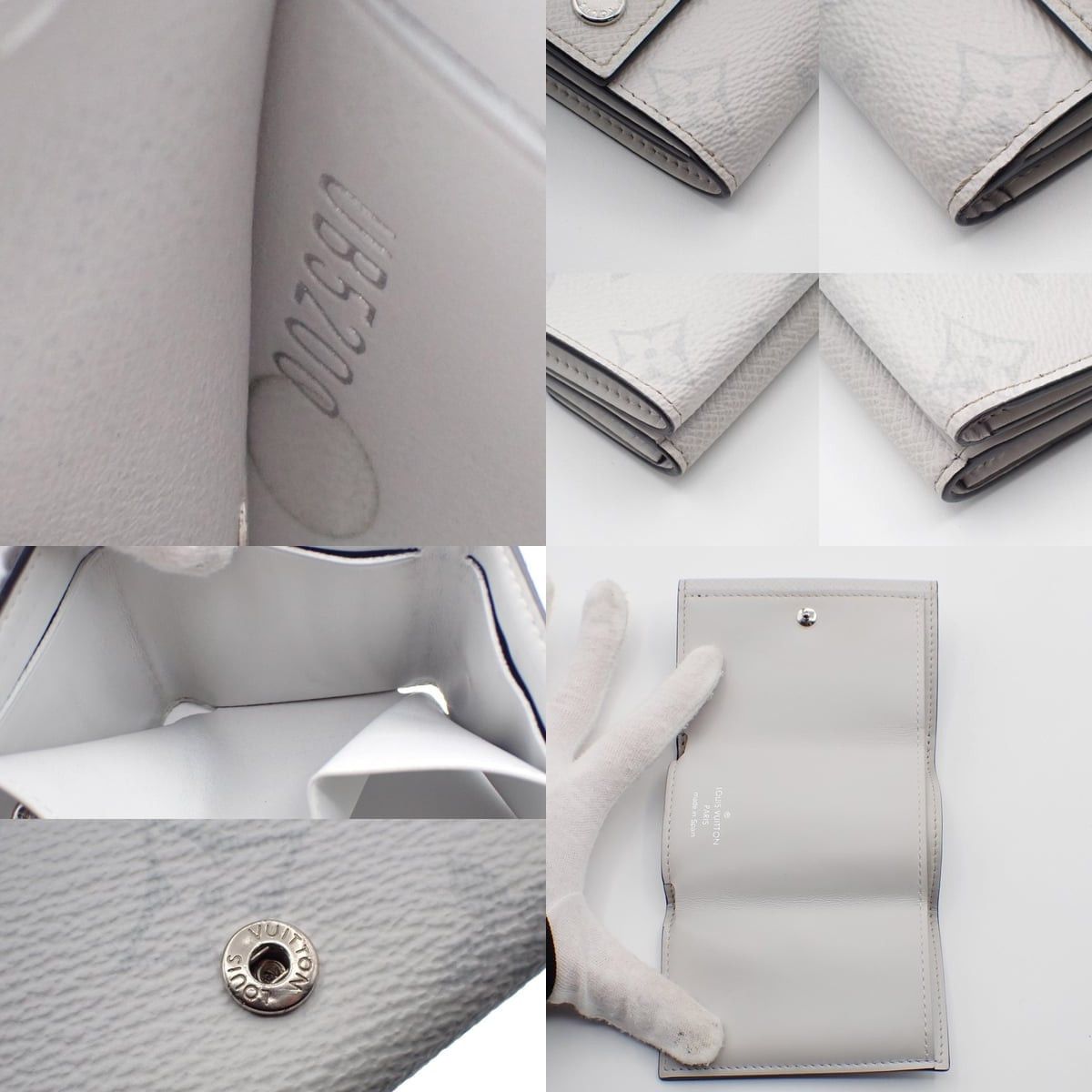 Louis Vuitton Louis Vuitton Monogram Taigarama Discovery Wallet White Size ONE SIZE - 4 Thumbnail