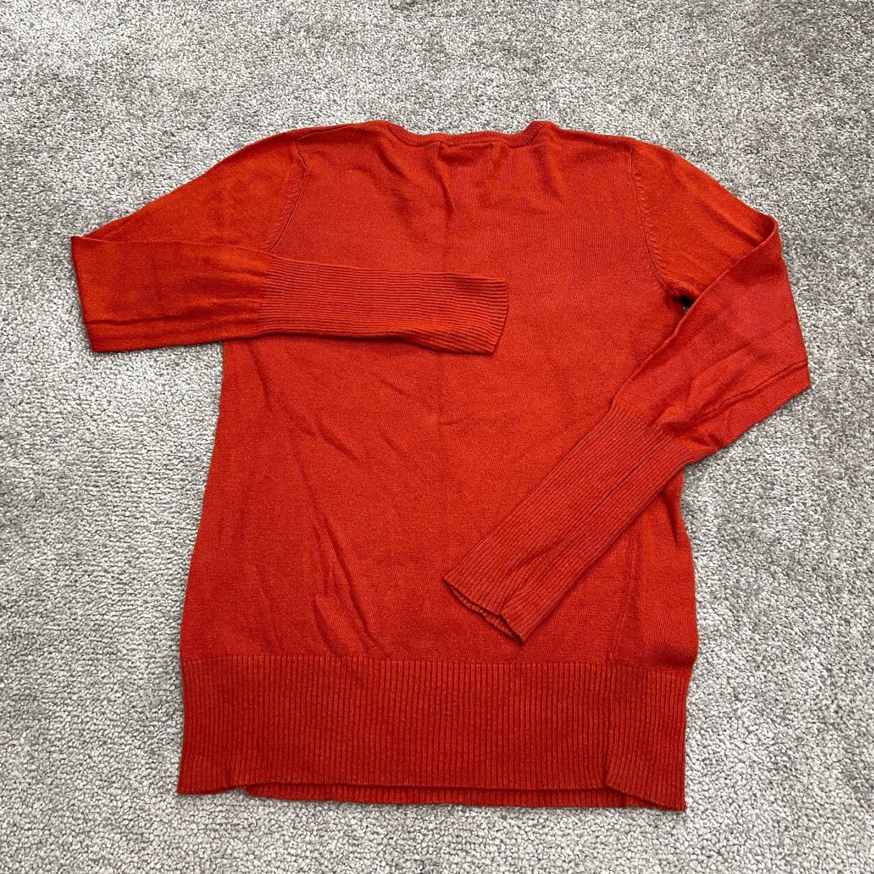 Mossimo VINTAGE Mossimo Pullover Sweater Womens S Red Crew Neck Knit Casual Nylon Rayon Work Size S / US 4 / IT 40 - 2 Thumbnail