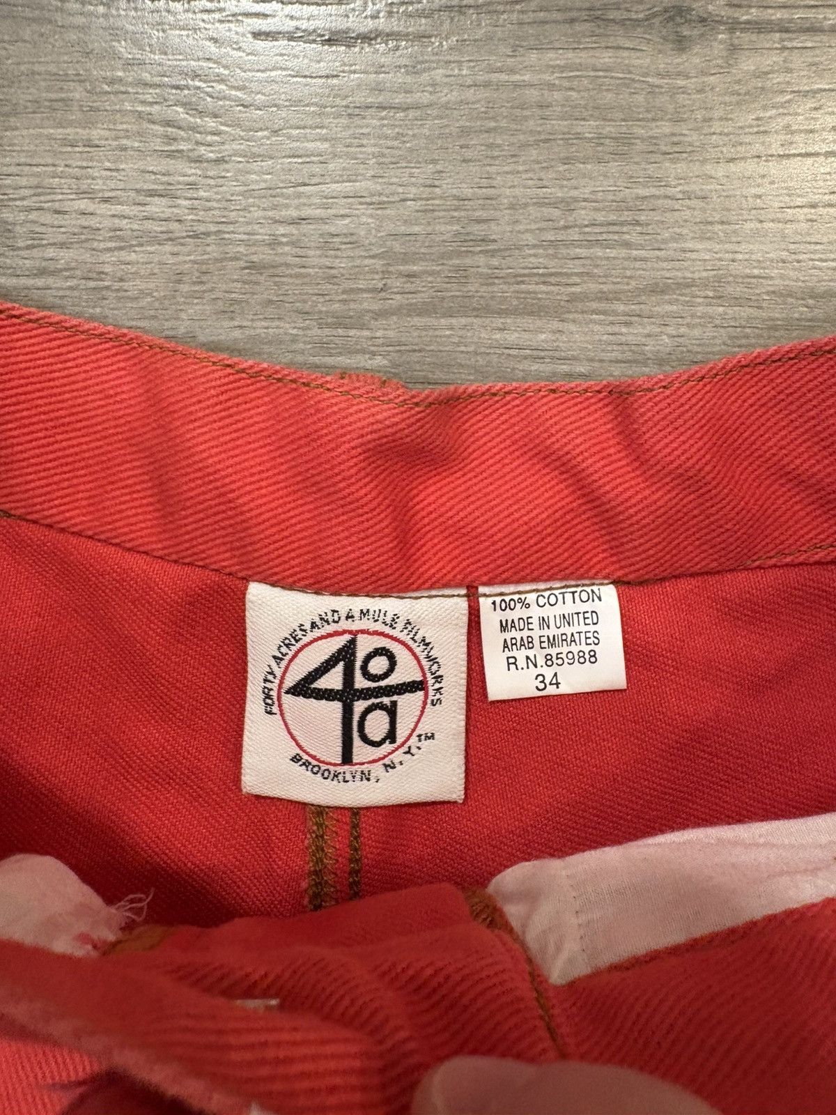 Other Vintage 40 Acres And A Mule Spike Lee Denim Shorts Men 29 Size US 29 - 5 Thumbnail