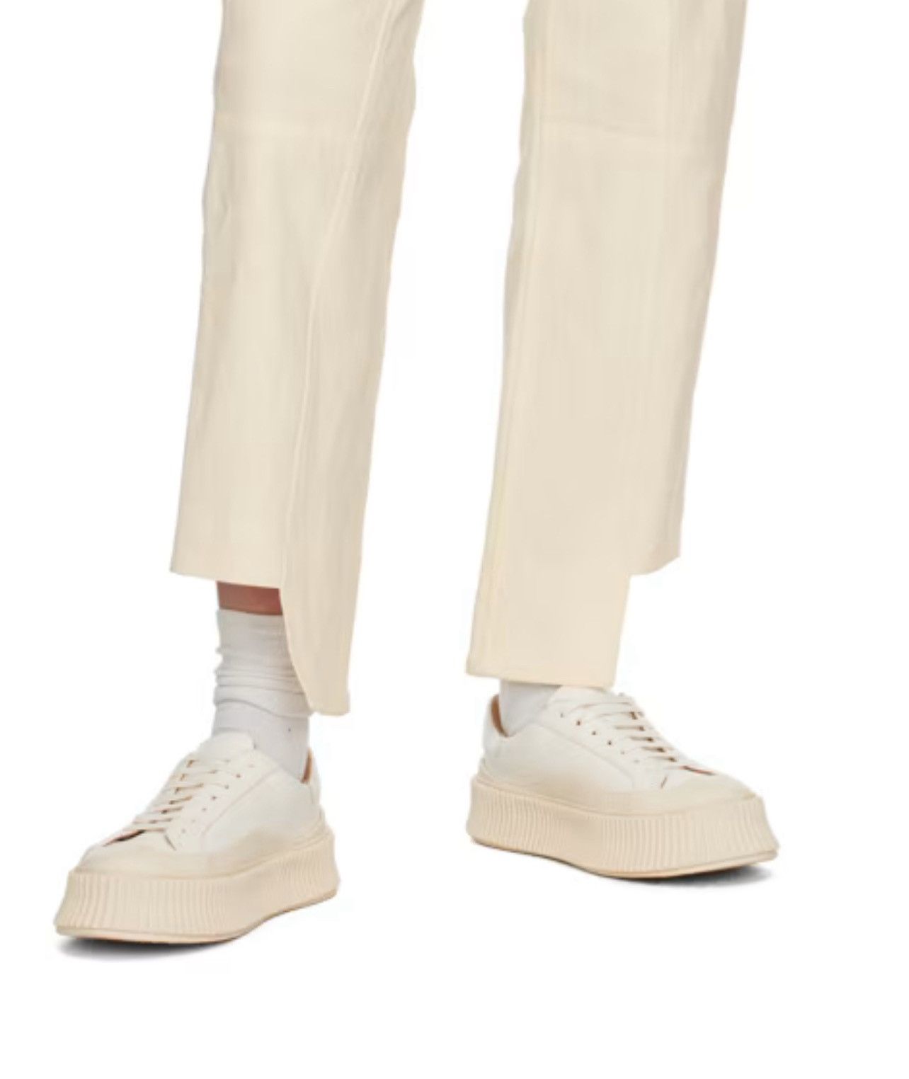 Jil Sander Jil Sander Platform Canvas Low Top Sneaker size 42/us size 9 Size US 9 / EU 42 - 2 Thumbnail