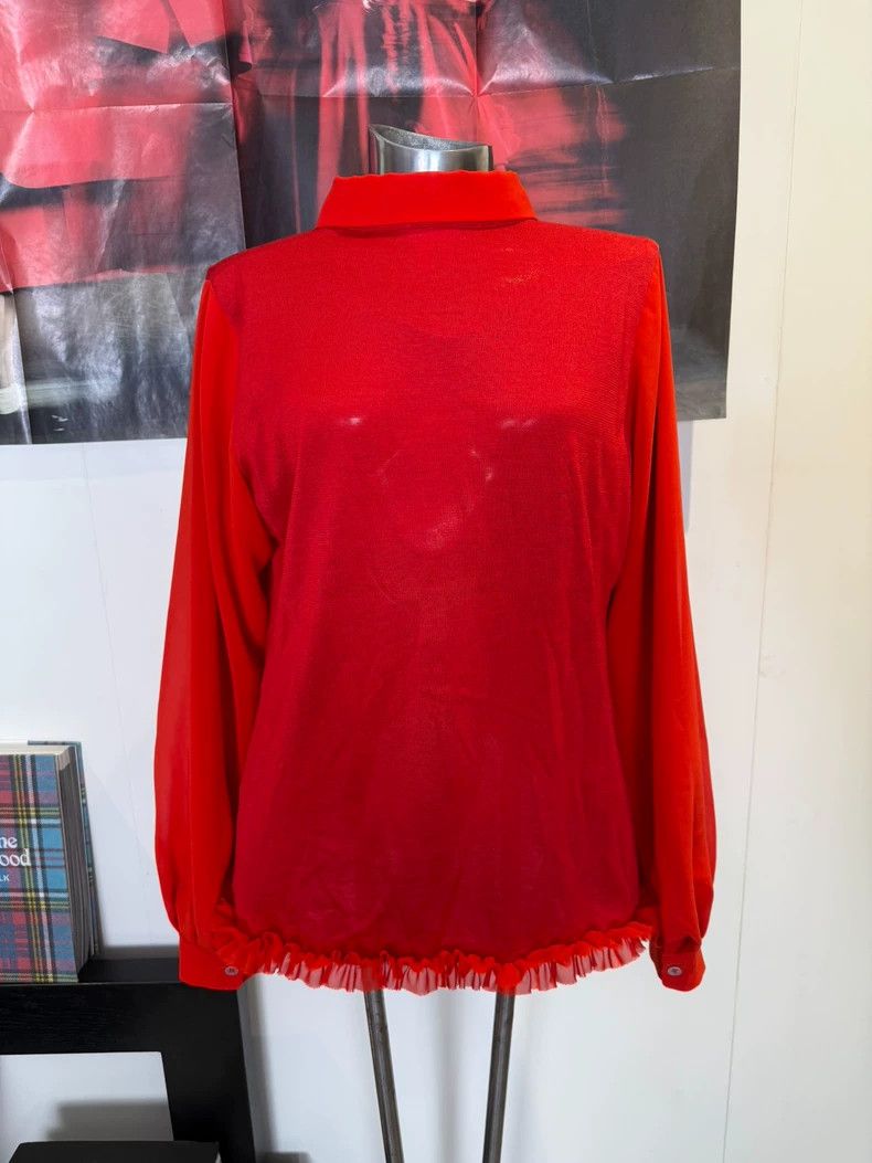 Comme des Garcons Comme Des Garcons Red cut-out jacket Size S / US 4 / IT 40 - 7 Thumbnail