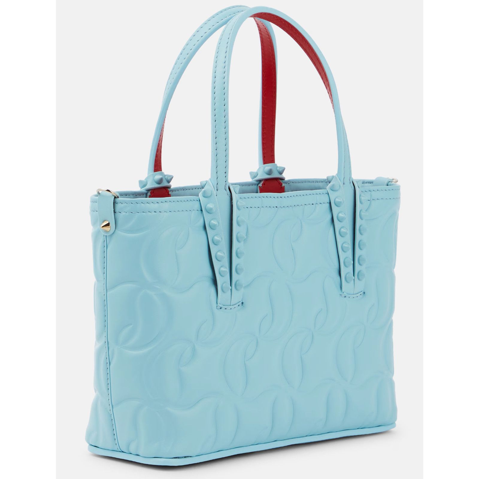 Christian Louboutin Christian Louboutin Cabata Mini Leather Tote Crossbody Bag Size ONE SIZE - 8 Thumbnail
